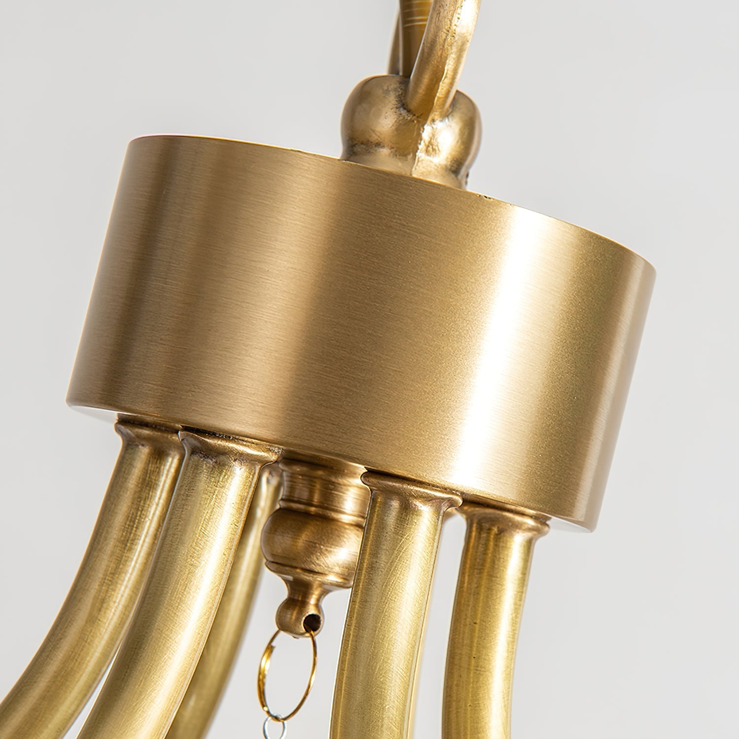 Ulliria Postmodern Luxury Brass Crystal Chandelier - Lamp Copper
