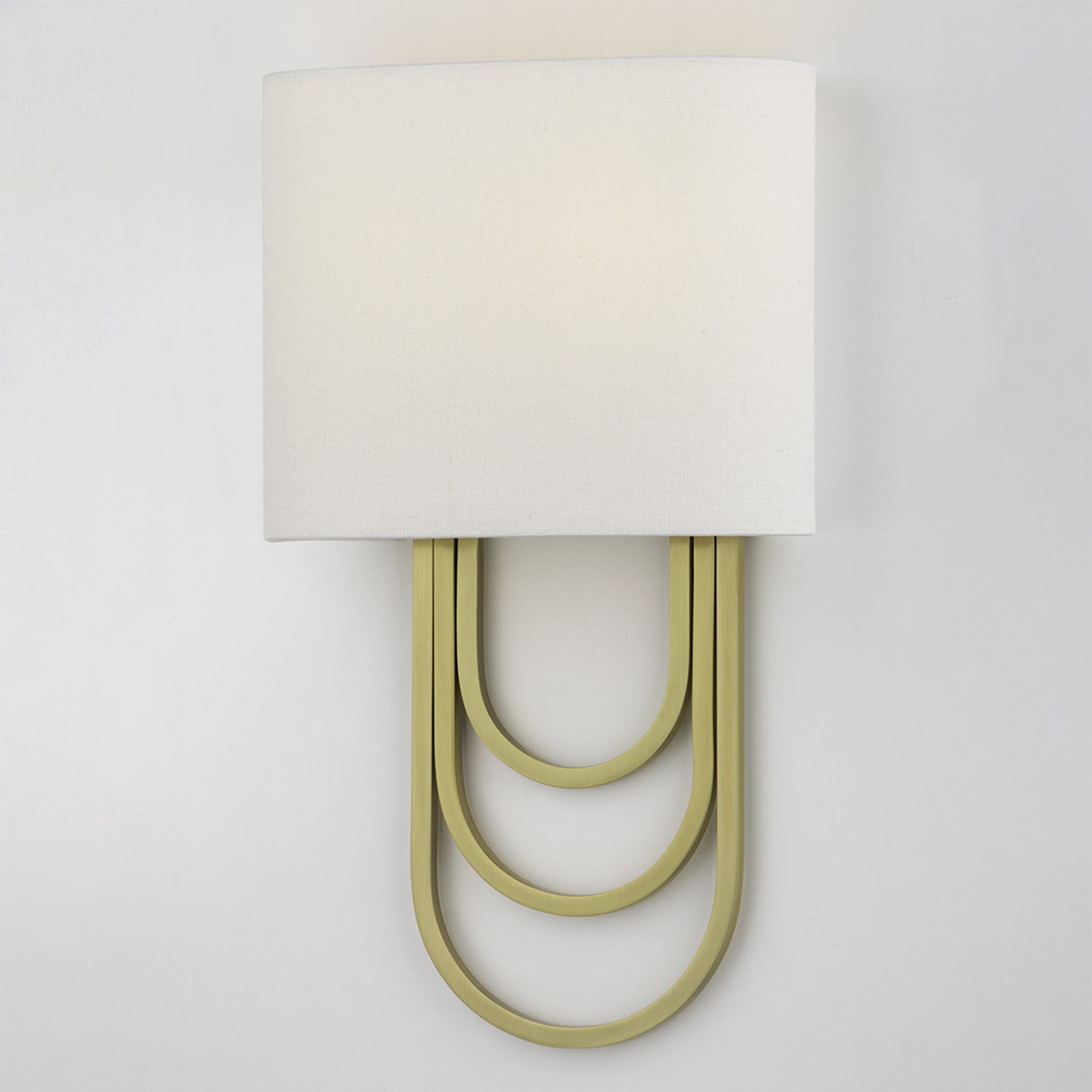 Evelaris Applique Murale Laiton Tissu Moderne Salon - Neutralighting