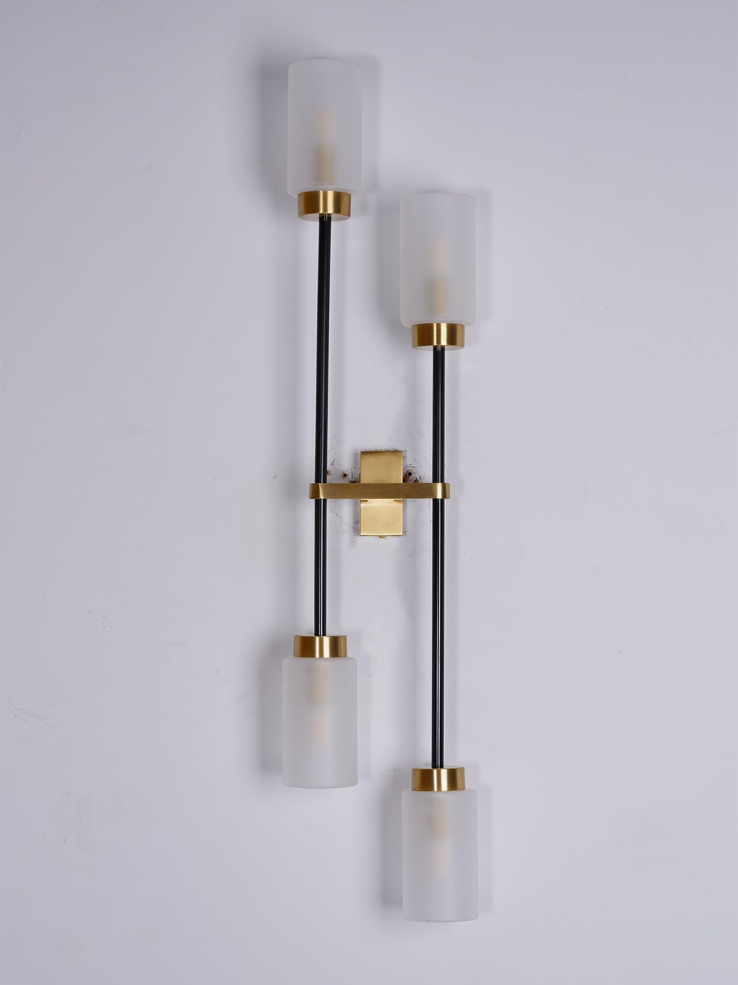 Lustra Applique Murale En Verre Cylindrique Linéaire - Neutralighting