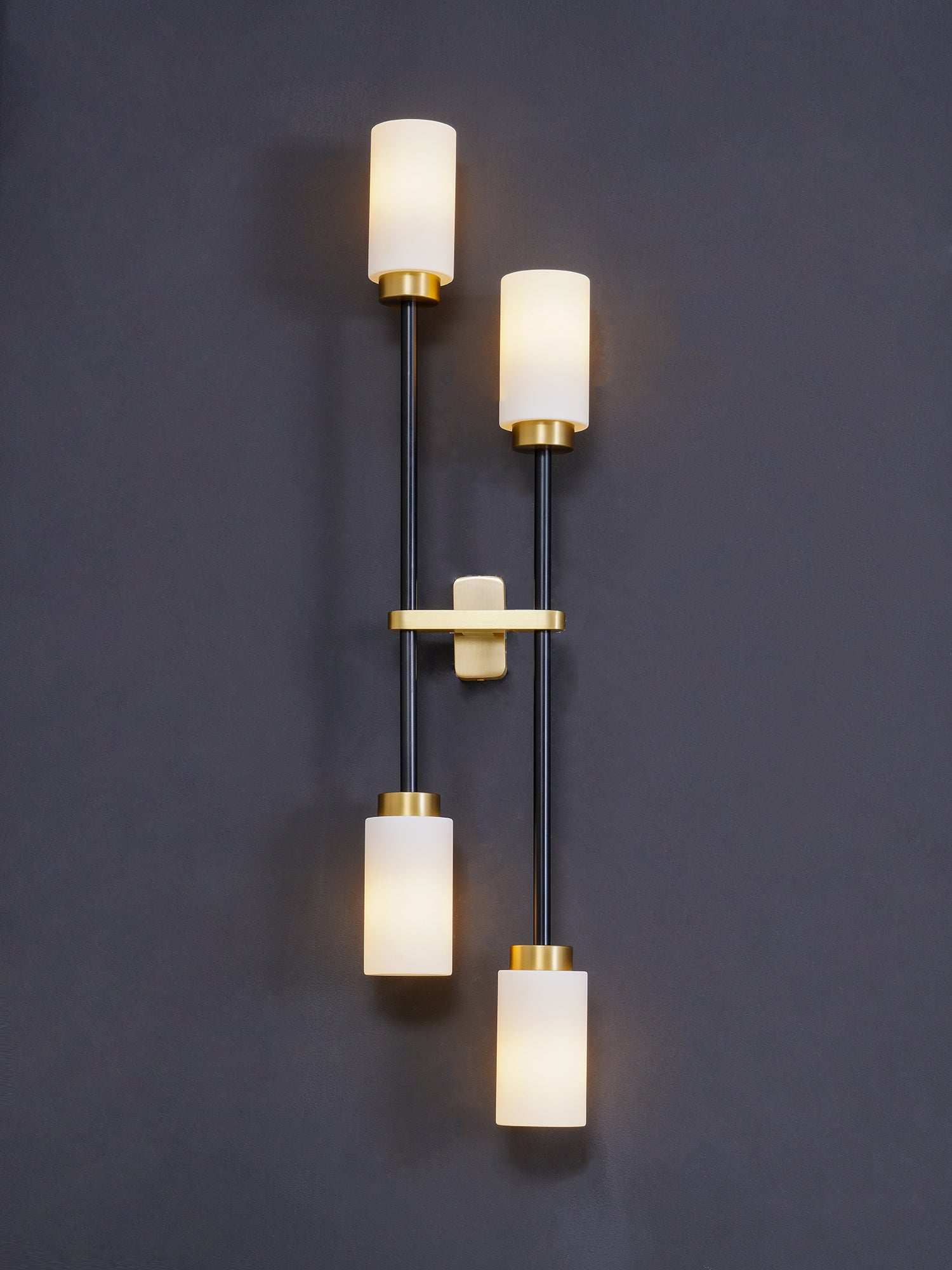 Lustra Applique Murale En Verre Cylindrique Linéaire - Neutralighting