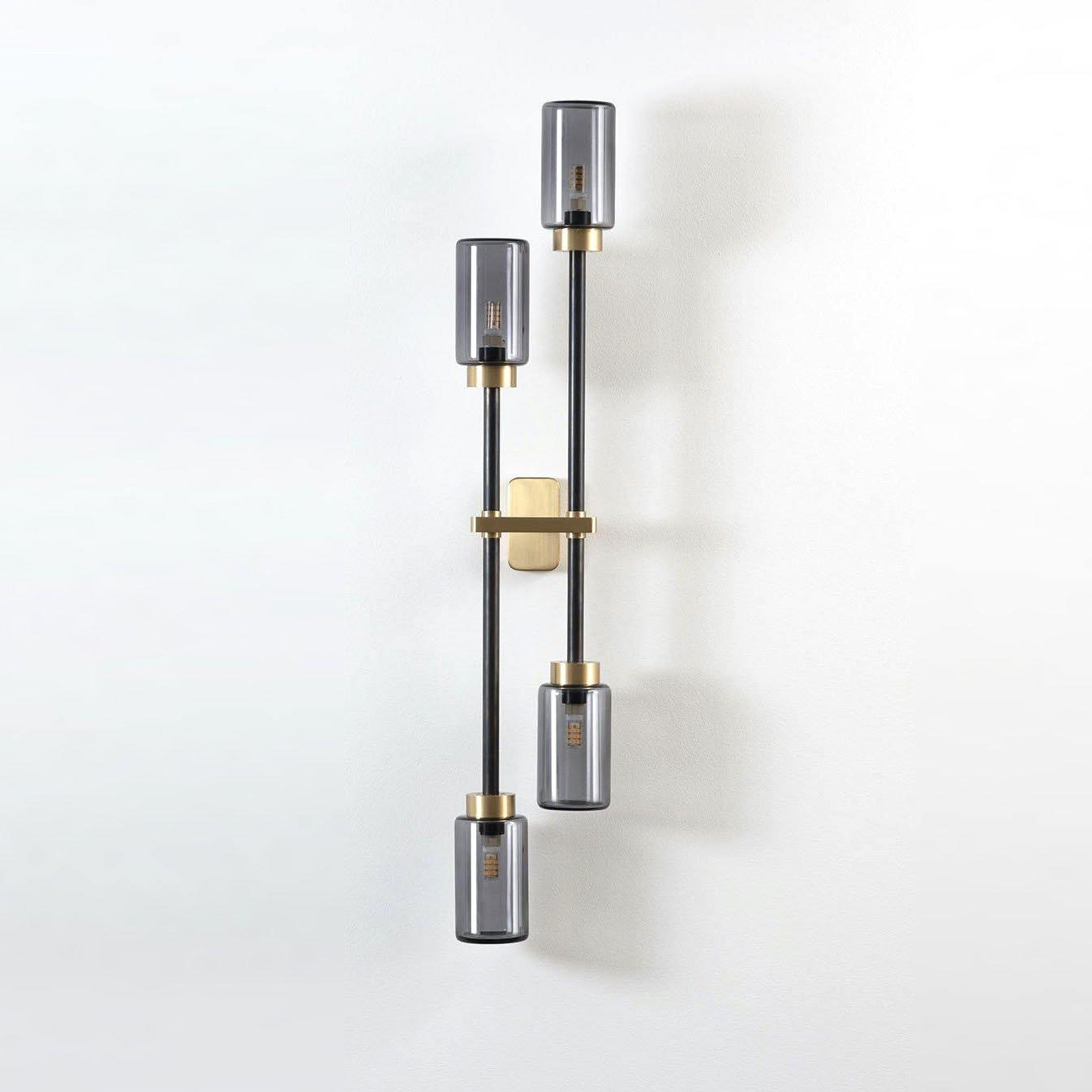 Lustra Applique Murale En Verre Cylindrique Linéaire - Neutralighting