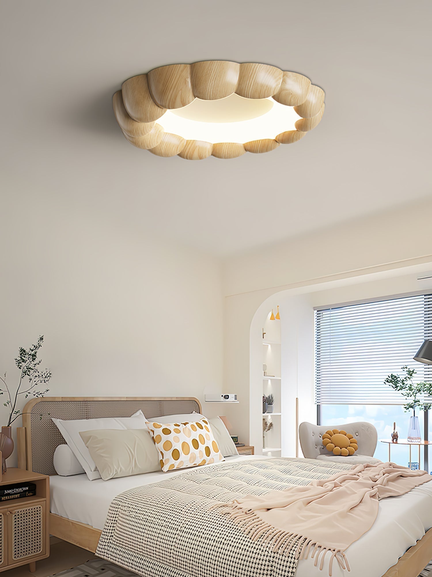 Eraeiel Traditional Elegance Ripple Ceiling Lamp - Neutralighting
