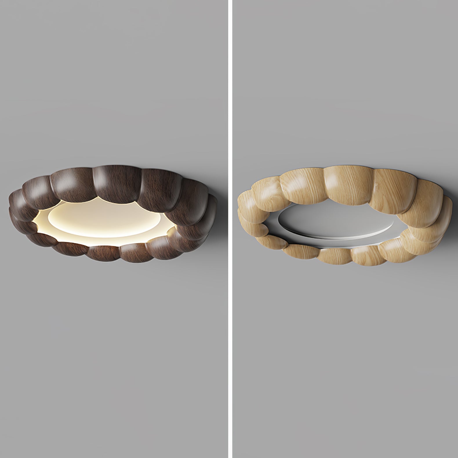 Eraeiel Traditional Elegance Ripple Ceiling Lamp - Neutralighting