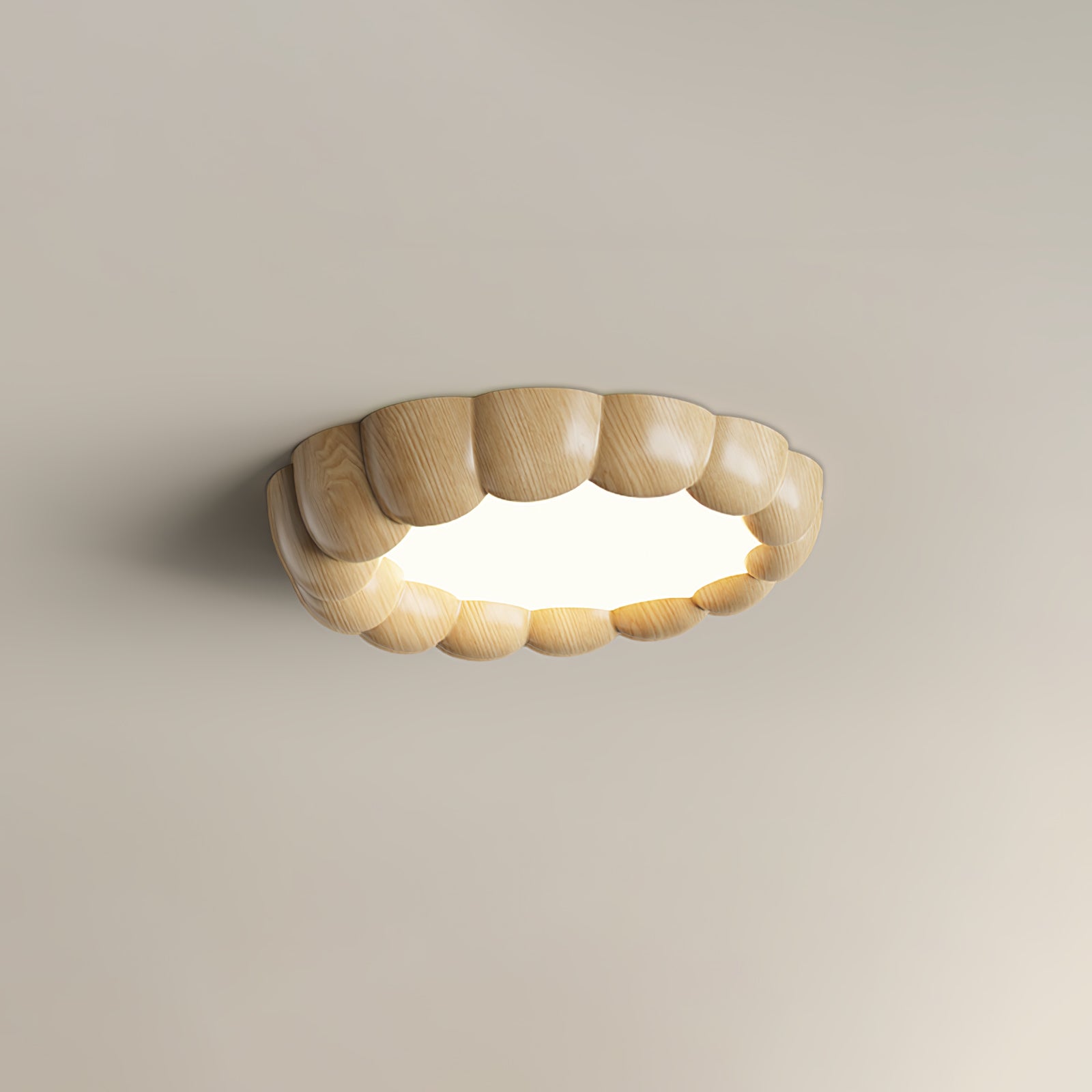 Eraeiel Traditional Elegance Ripple Ceiling Lamp - Neutralighting