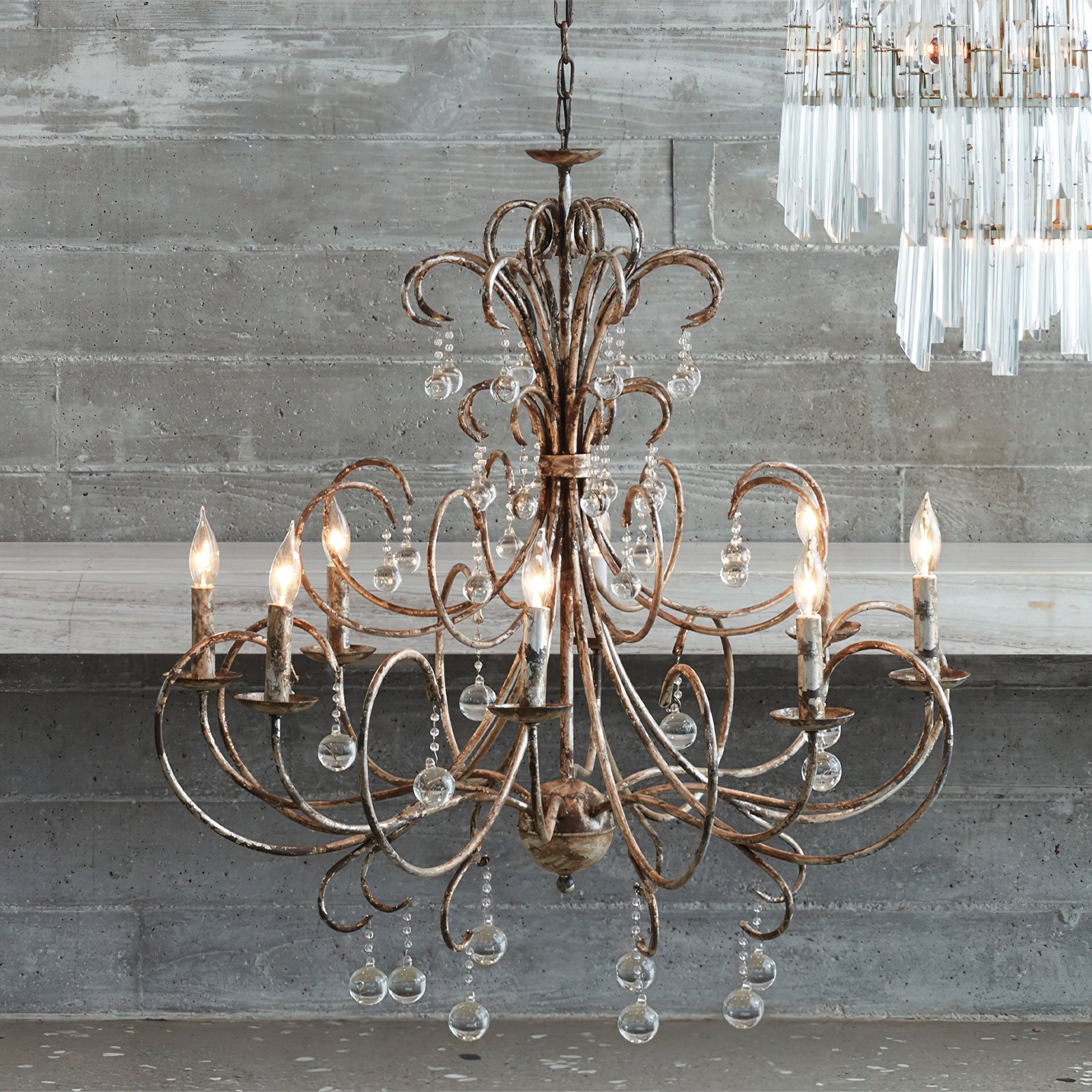 Ermira Postmodern Luxury Glass Crystal Chandelier - Lamp Copper