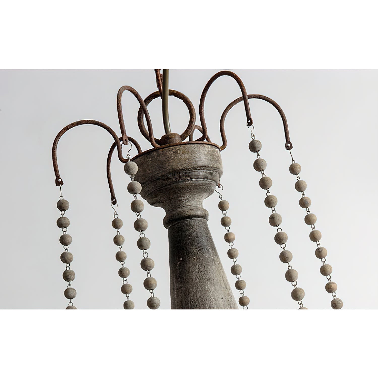 Arshaor Postmodern Luxury Wooden Metal Chandelier - Lamp Copper