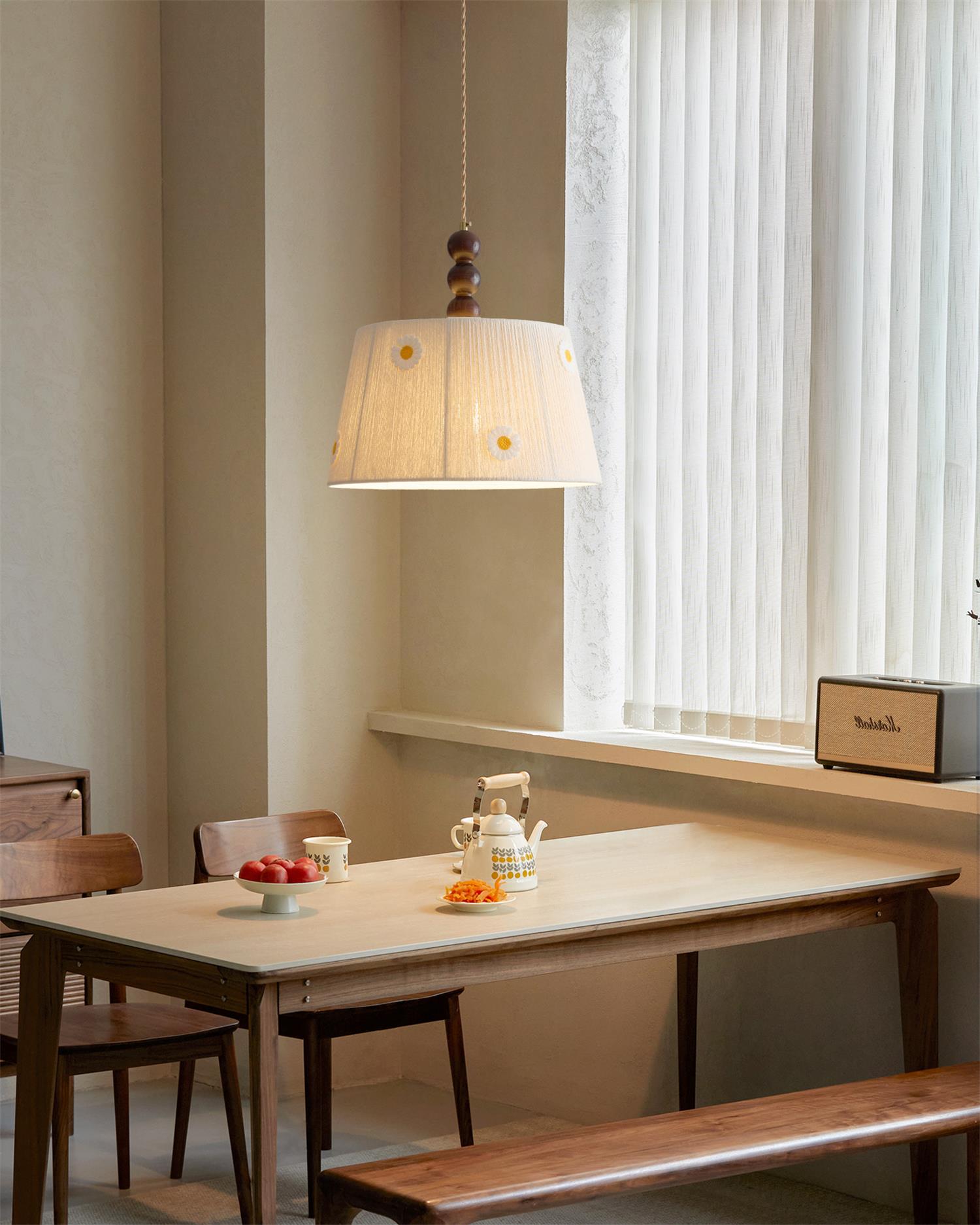 Tatum Lampe Pendante Minimaliste en Bois - Neutralighting
