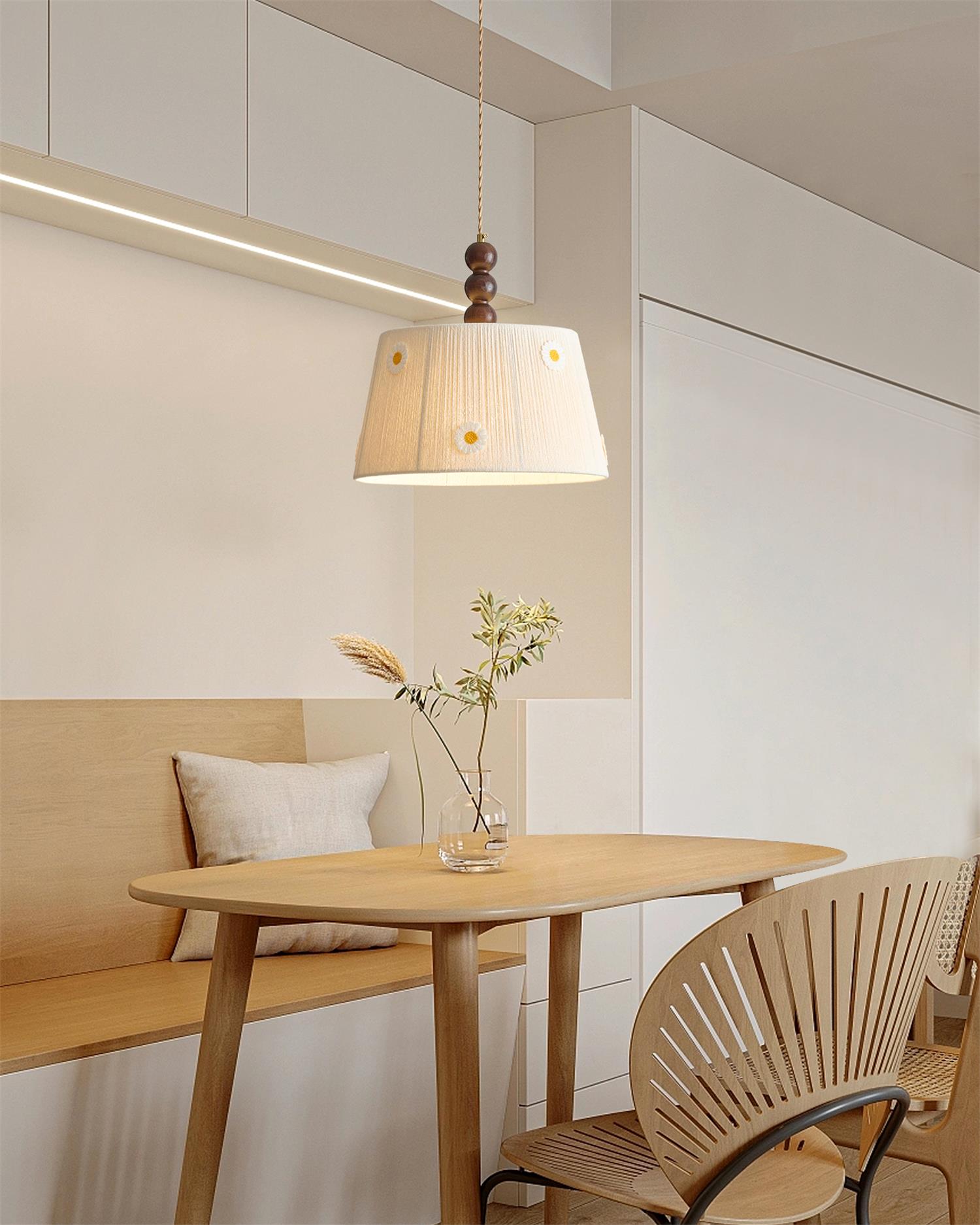 Tatum Lampe Pendante Minimaliste en Bois - Neutralighting