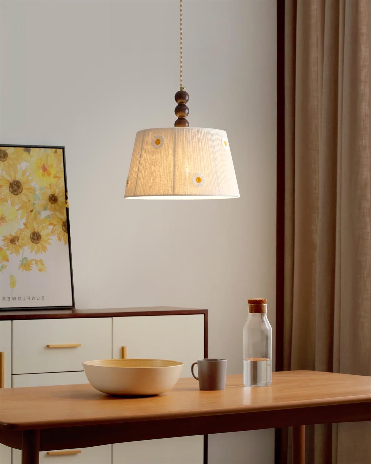 Tatum Lampe Pendante Minimaliste en Bois - Neutralighting