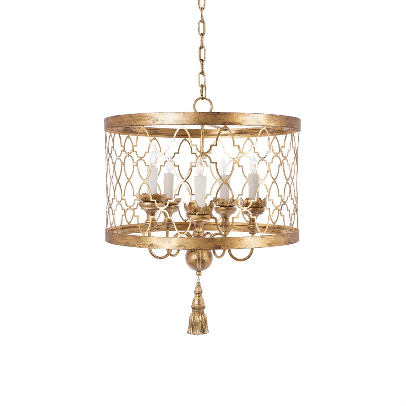 Cetheel Lustre Tambour Métal Luxe Postmoderne - Neutralighting