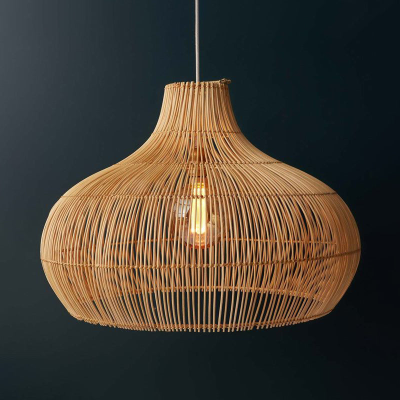 Elsilira Suspension Rotin Élégance Naturelle - Neutralighting
