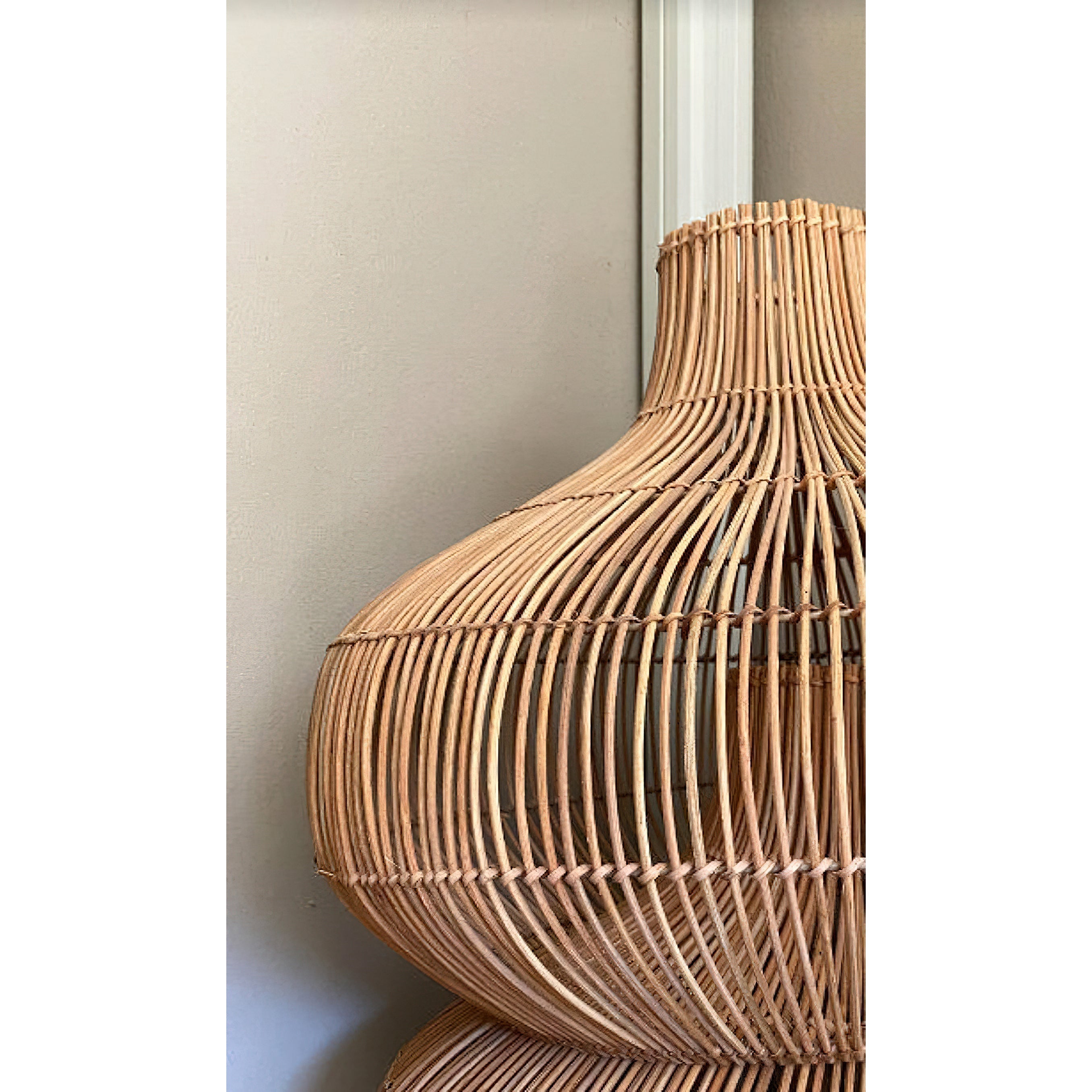 Elsilira Suspension Rotin Élégance Naturelle - Neutralighting