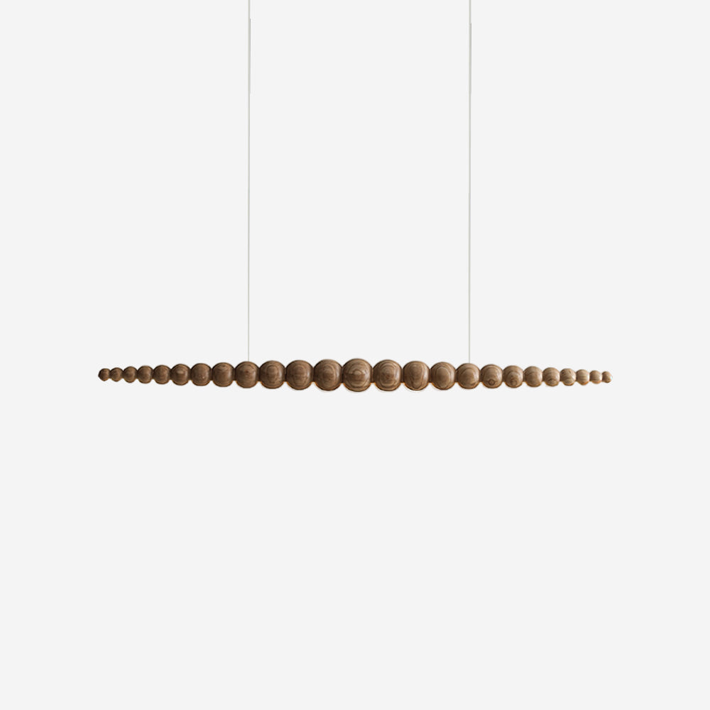 Arbor Chandelier Minimaliste en Bois Noyer - Neutralighting