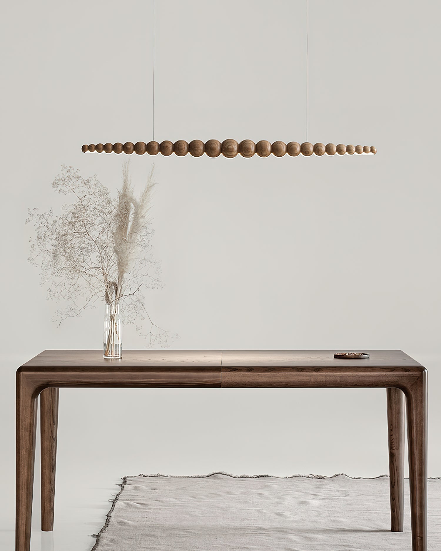 Arbor Chandelier Minimaliste en Bois Noyer - Neutralighting