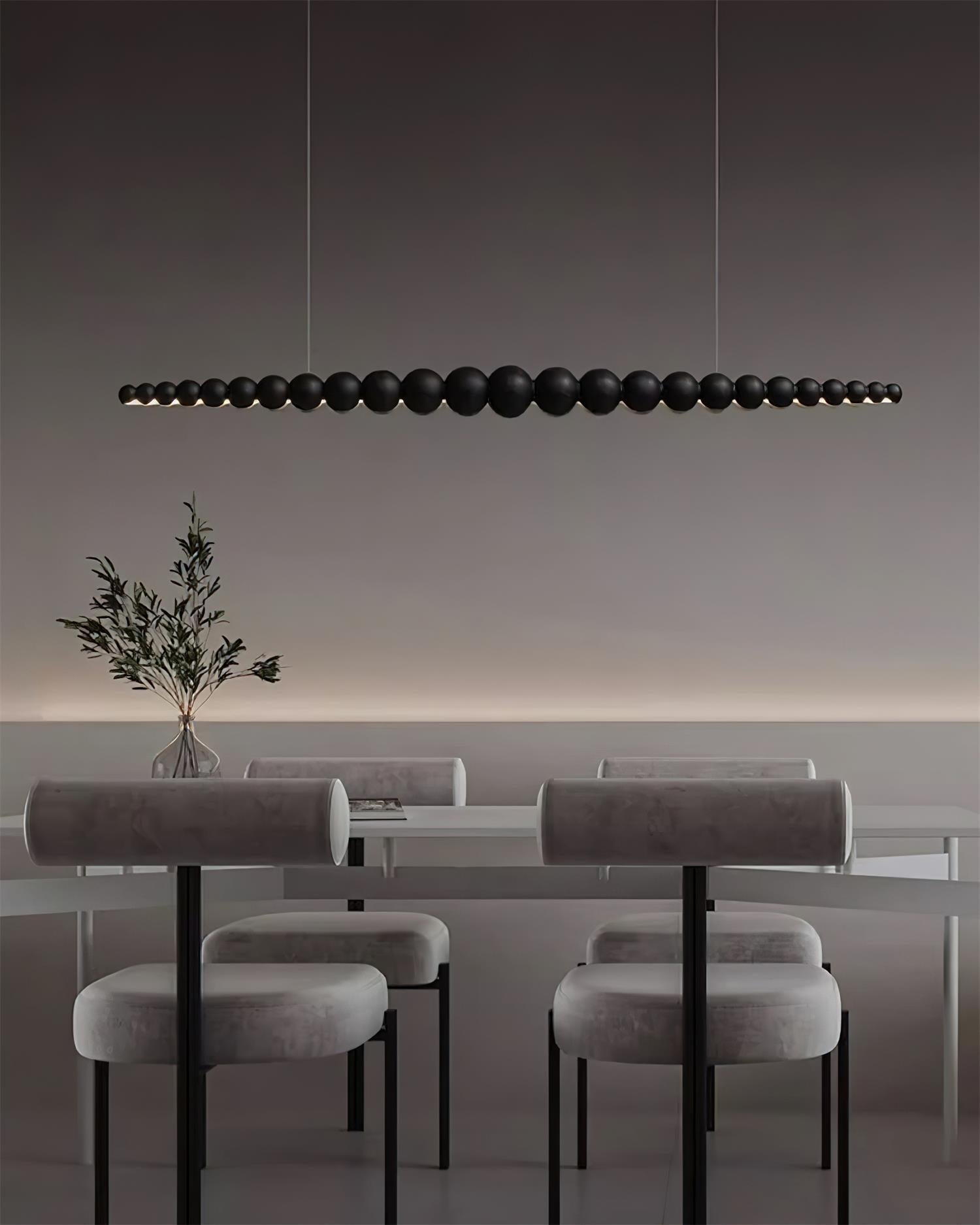 Arbor Chandelier Minimaliste en Bois Noyer - Neutralighting