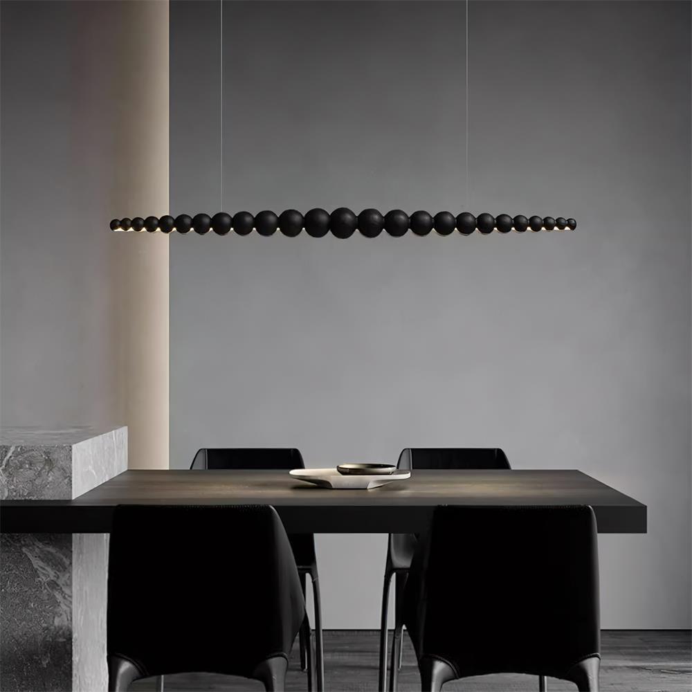 Arbor Chandelier Minimaliste en Bois Noyer - Neutralighting