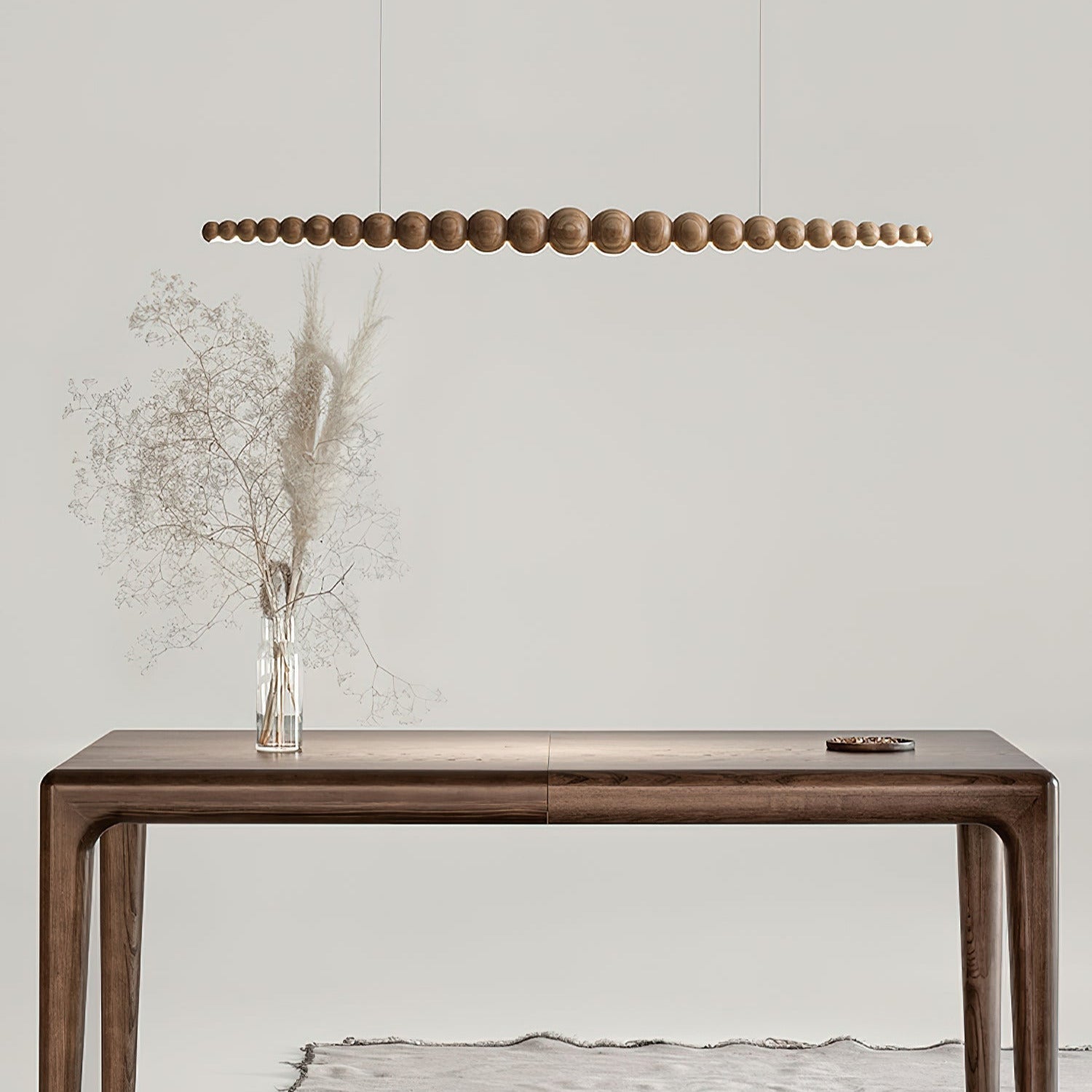 Favon Lustre en Bois à Perles - Neutralighting