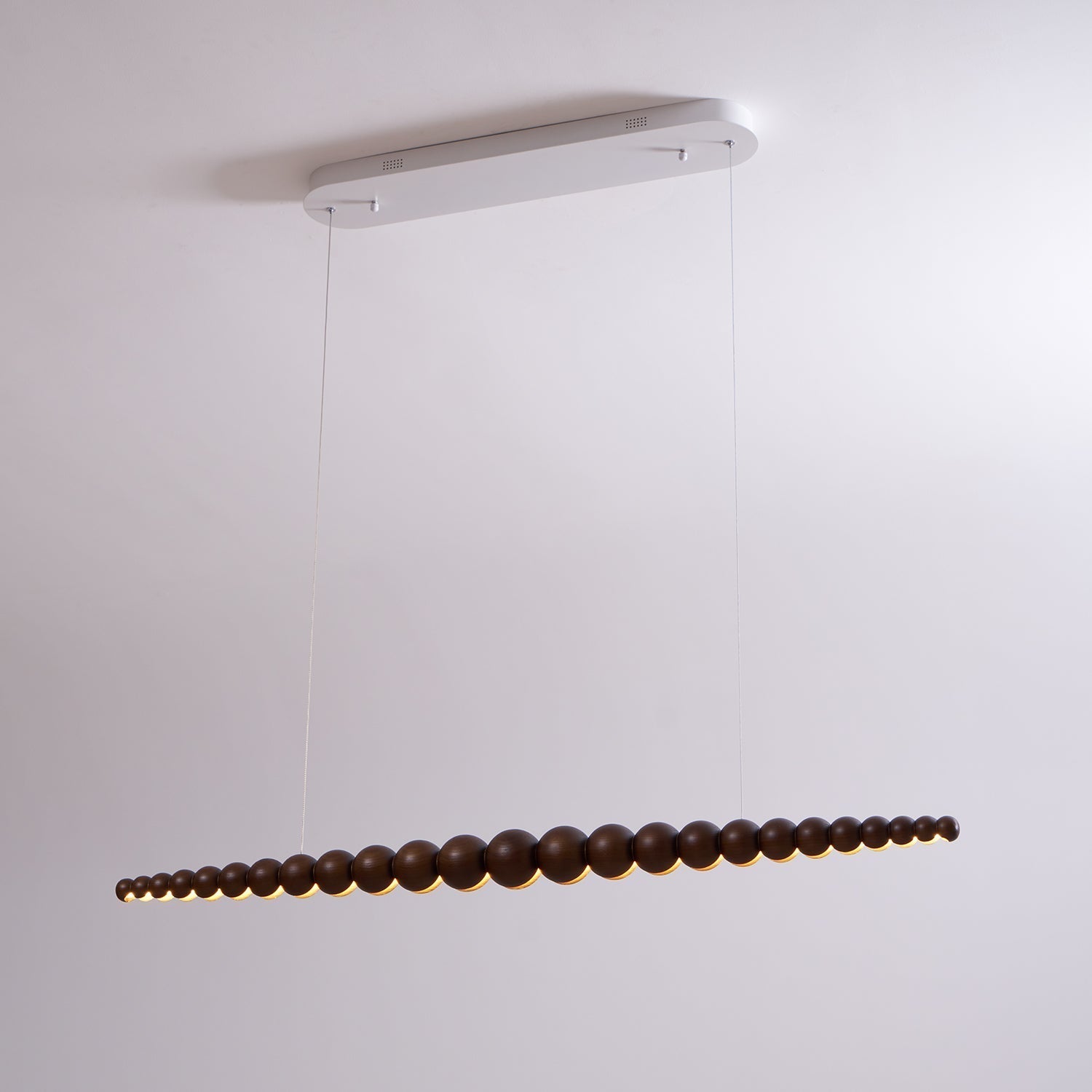 Arbor Chandelier Minimaliste en Bois Noyer - Neutralighting