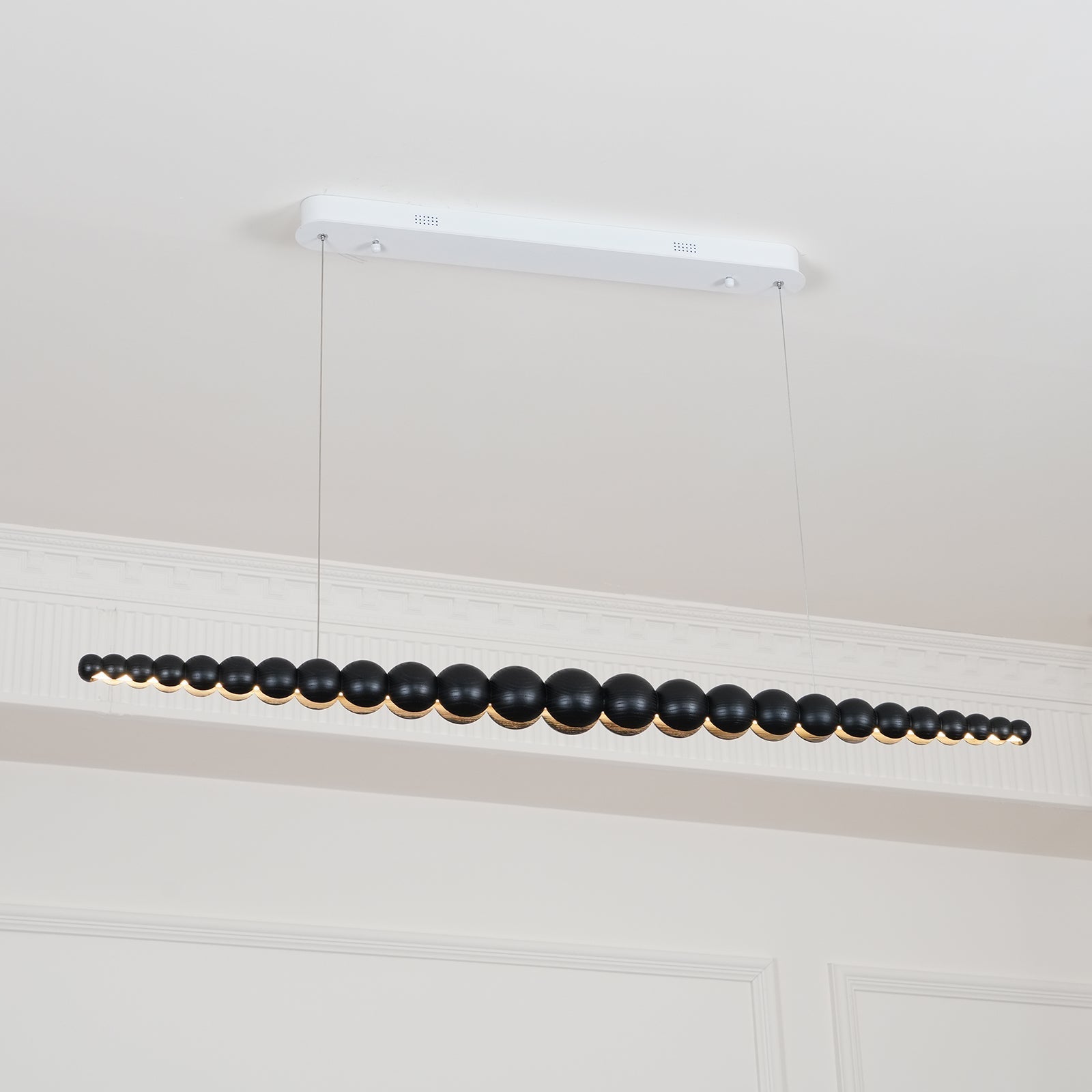 Arbor Chandelier Minimaliste en Bois Noyer - Neutralighting