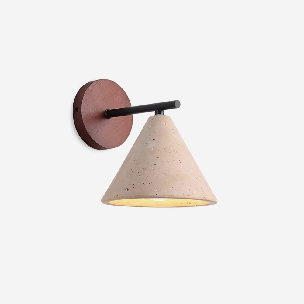 Tavero Applique Murale Moderne Bois Cone - Neutralighting