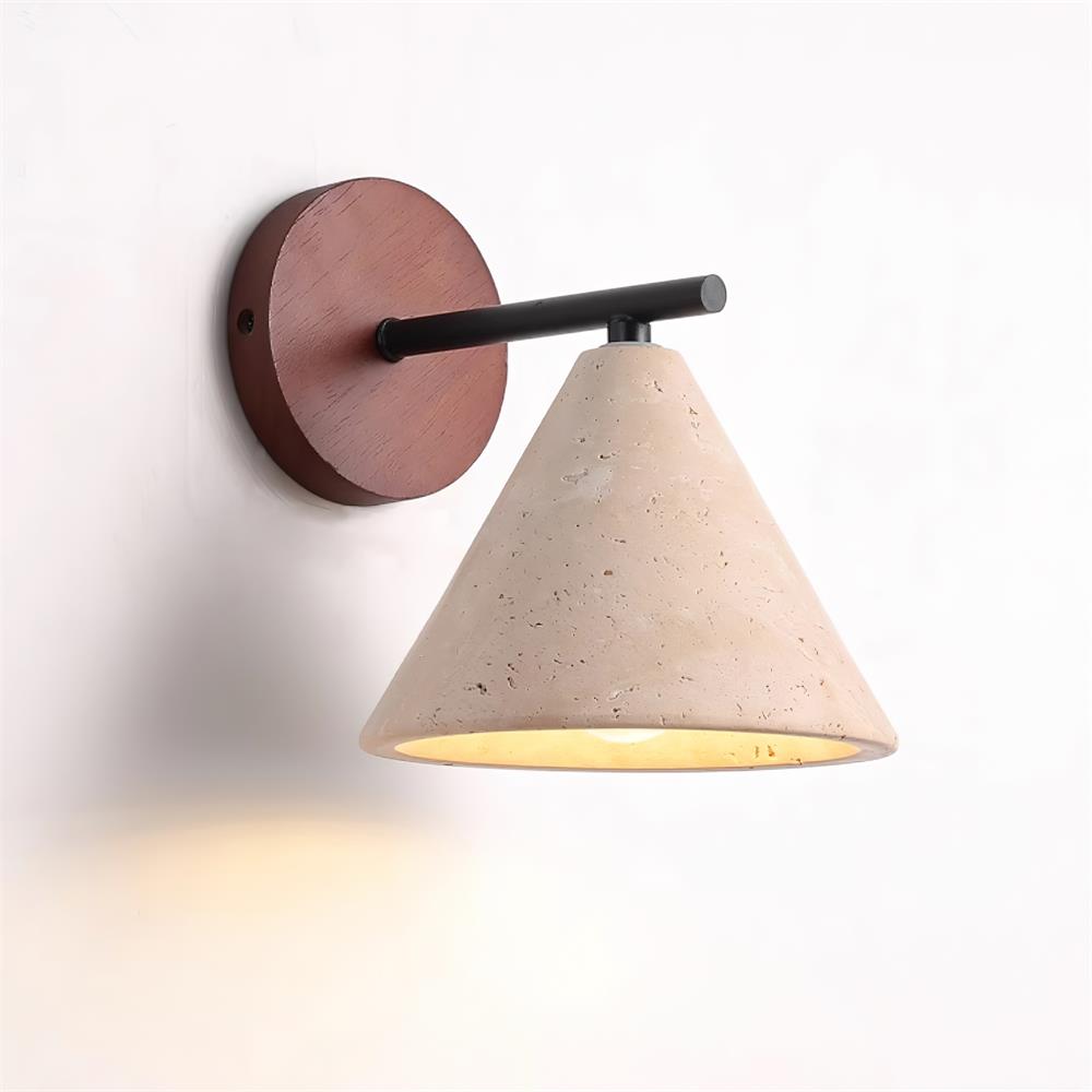 Tavero Applique Murale Moderne Bois Cone - Neutralighting