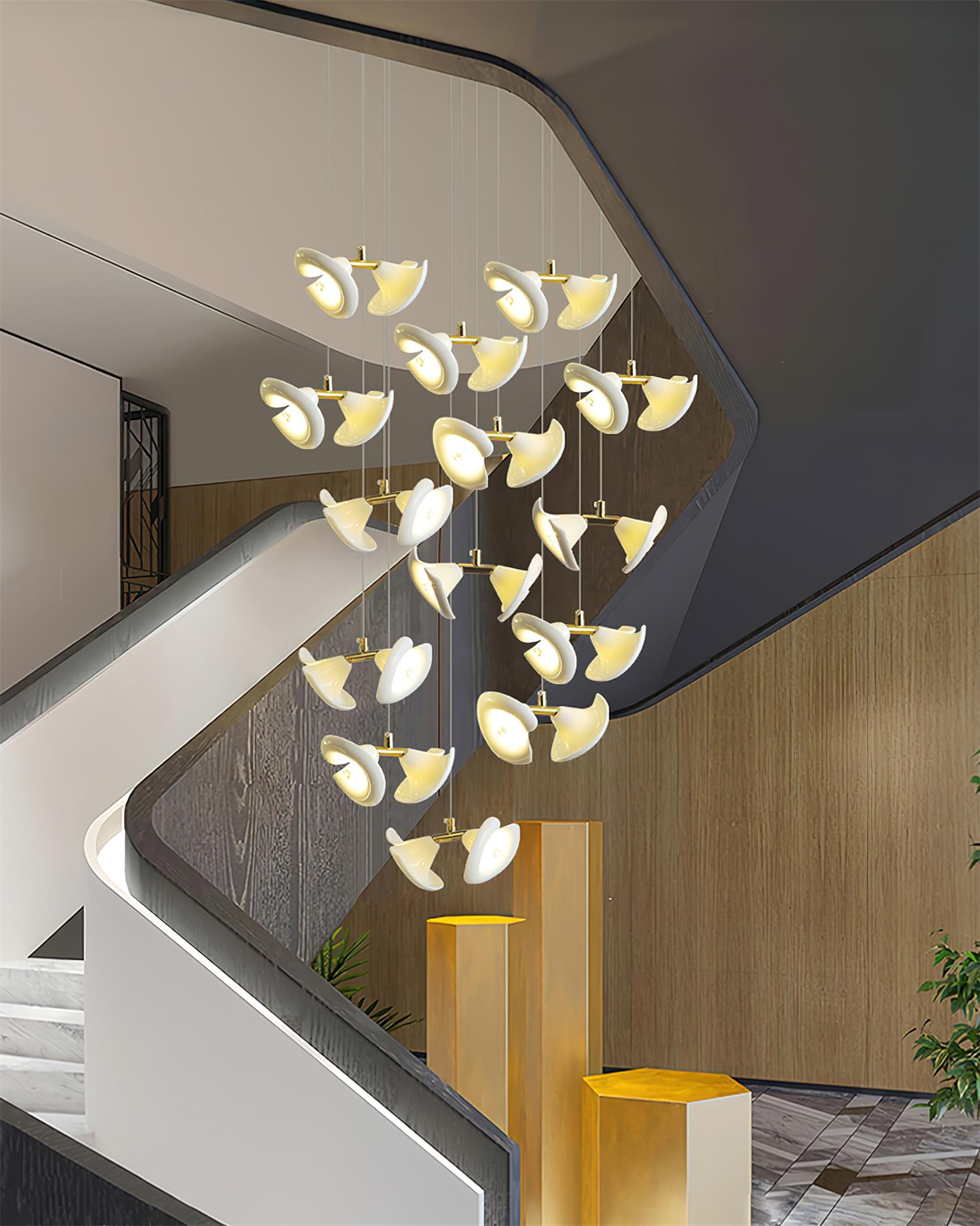 Fiora Lustre Cascade de Pétales Élégance - Neutralighting