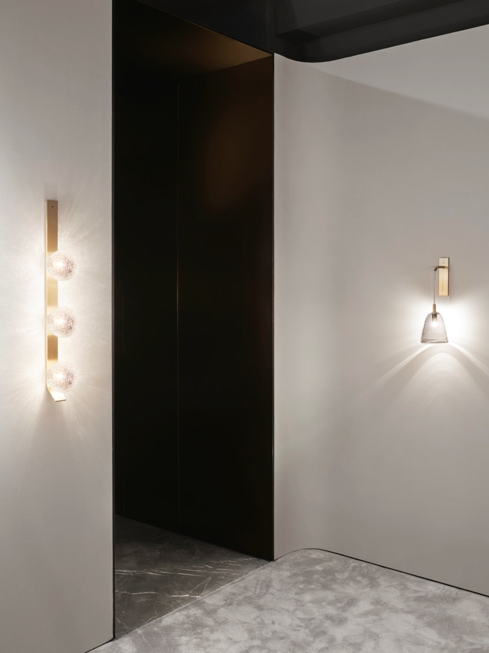 Fizi Applique Murale Cuivre Métal Verre Moderne - Neutralighting