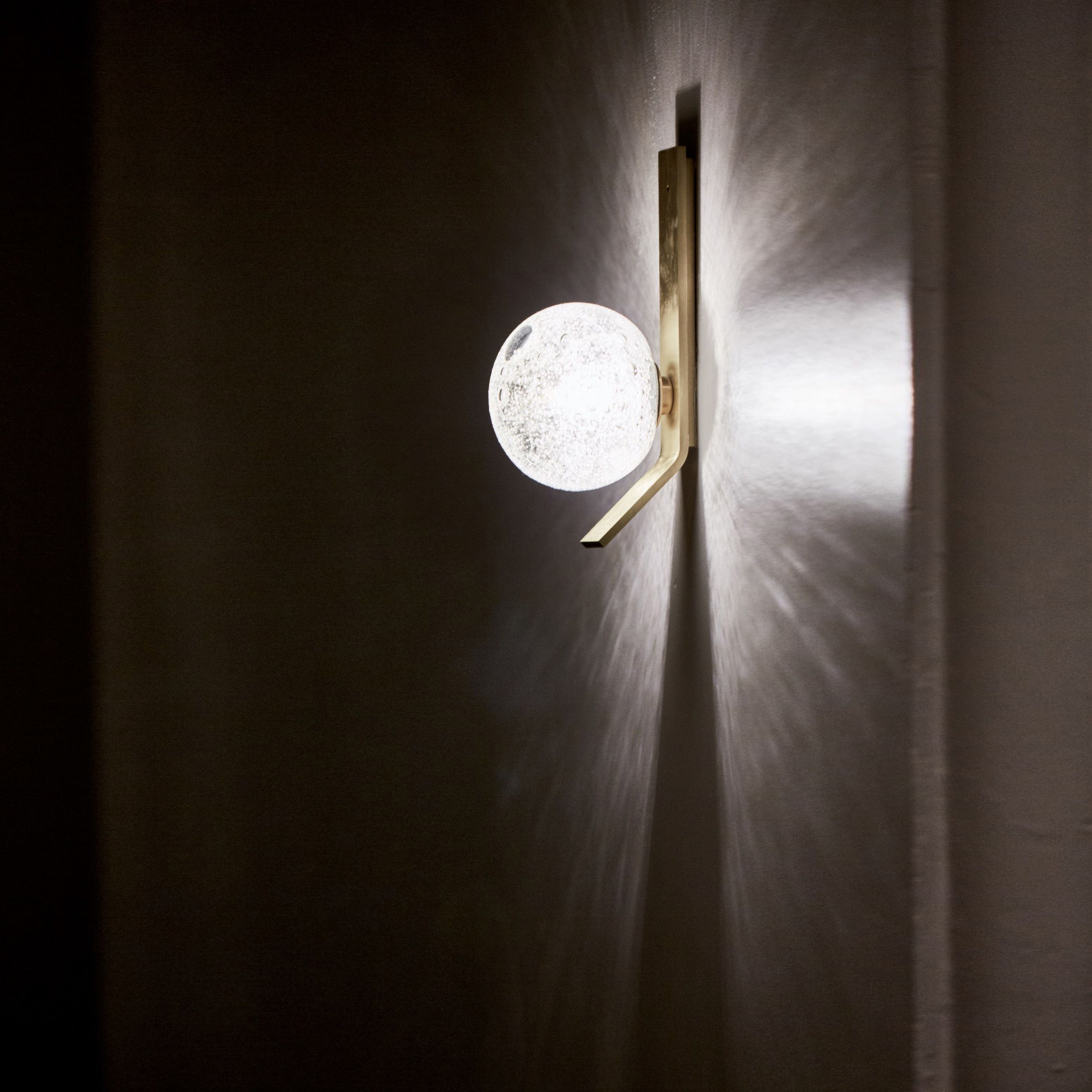 Fizi Applique Murale Cuivre Métal Verre Moderne - Neutralighting