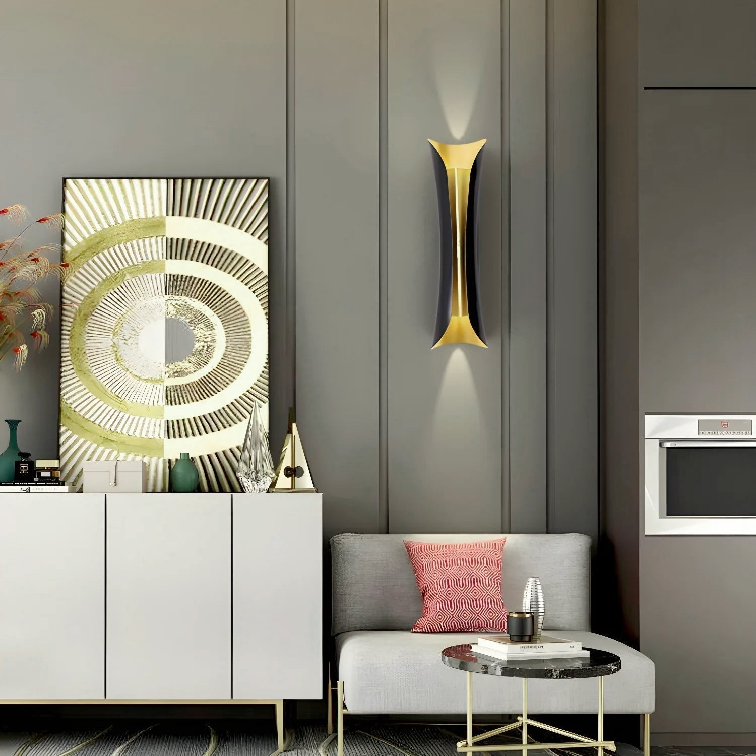 Humphrey Applique Murale Flamme d'Art Élégante - Neutralighting