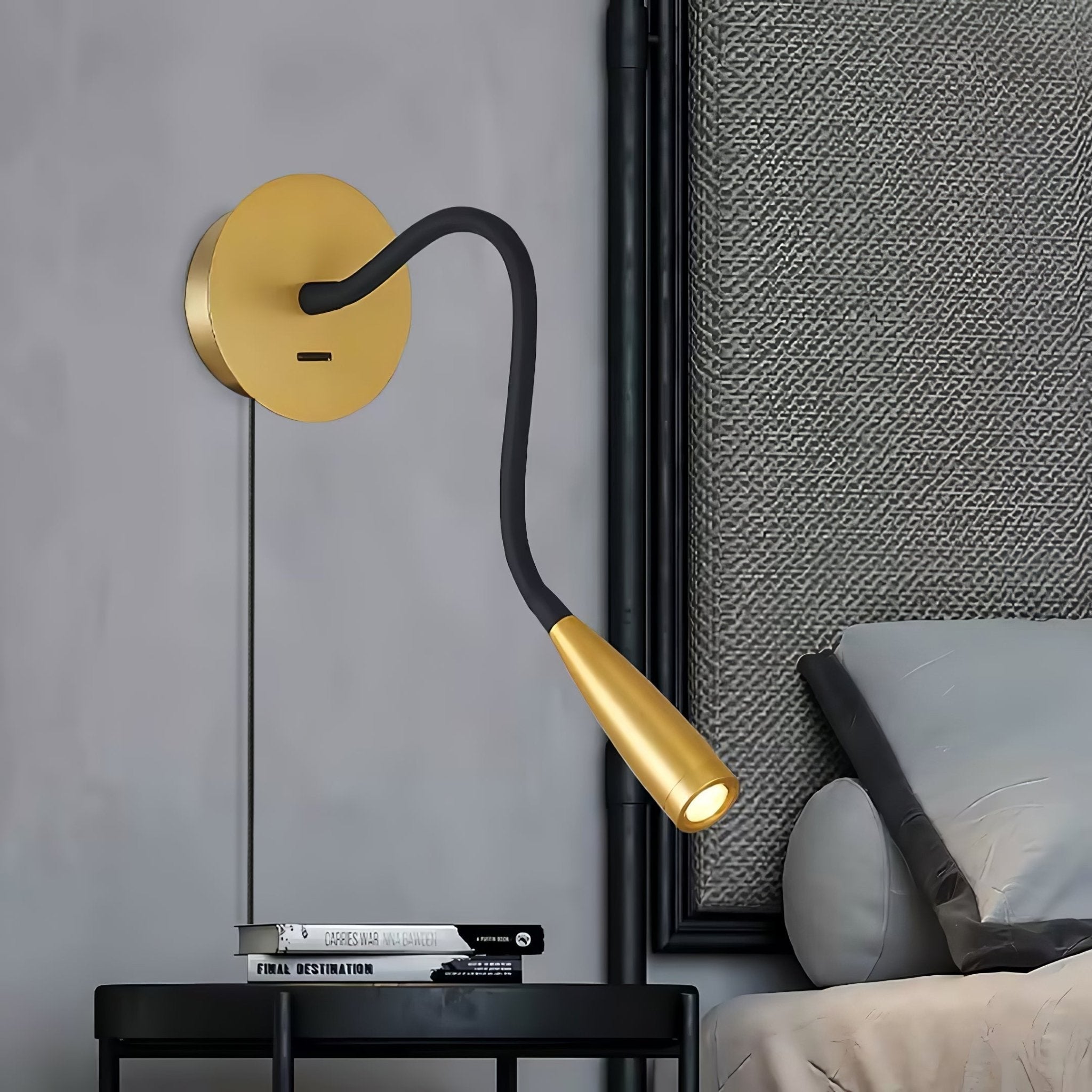 Zodore Modern Minimalist Plug-in Wall Light - Neutralighting