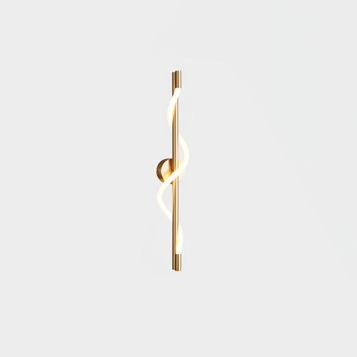 Fidora Applique murale sculpturale en laiton et silicone - Neutralighting