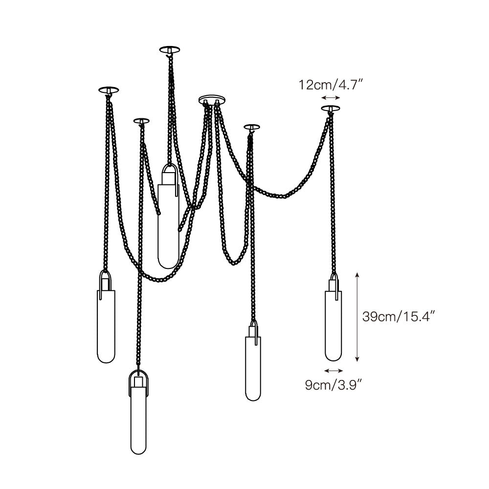 Uphaos Suspension Albâtre Métal Moderne Minimaliste - Neutralighting