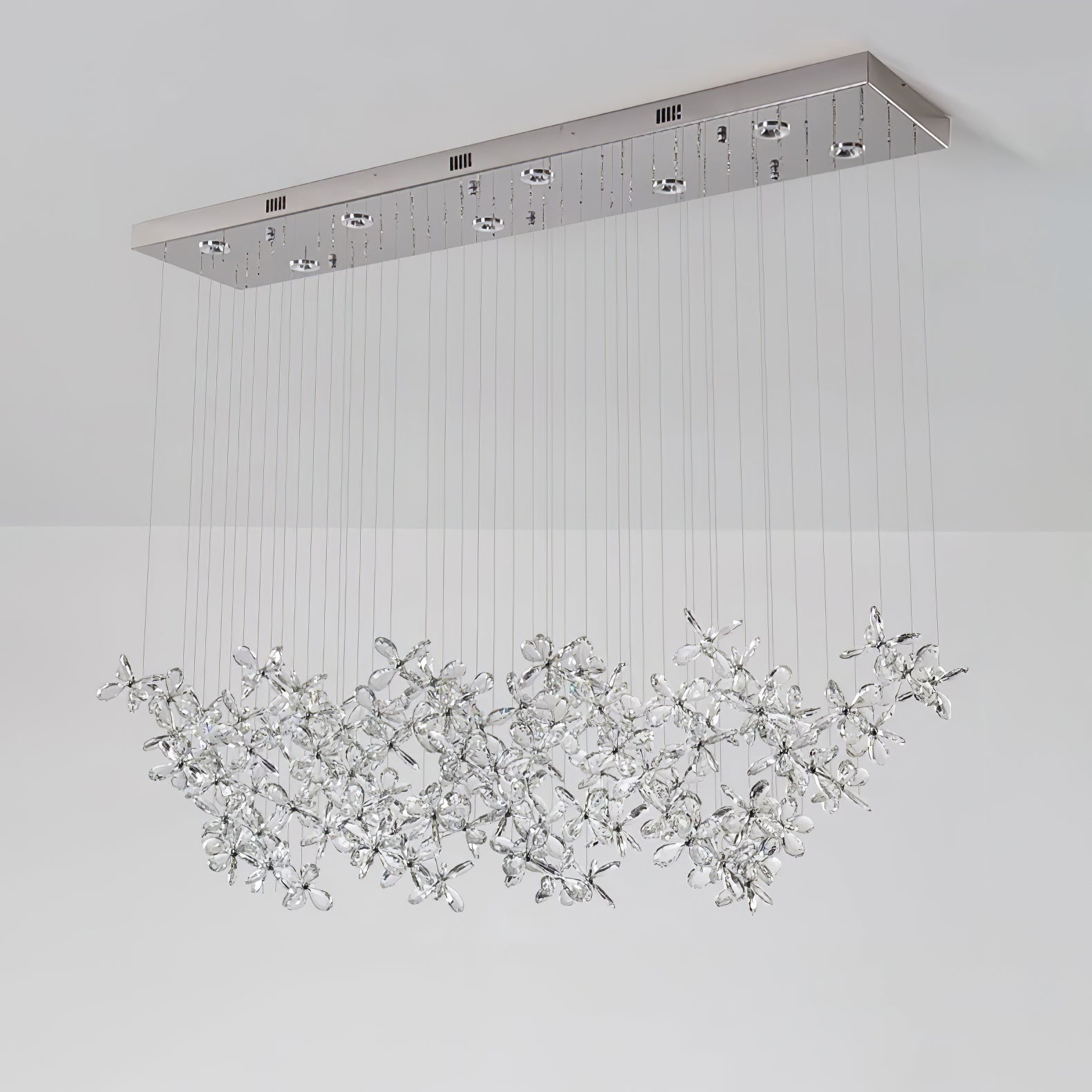 Lustra Chandelier Cristal Papillon Bouquet Floral - Neutralighting