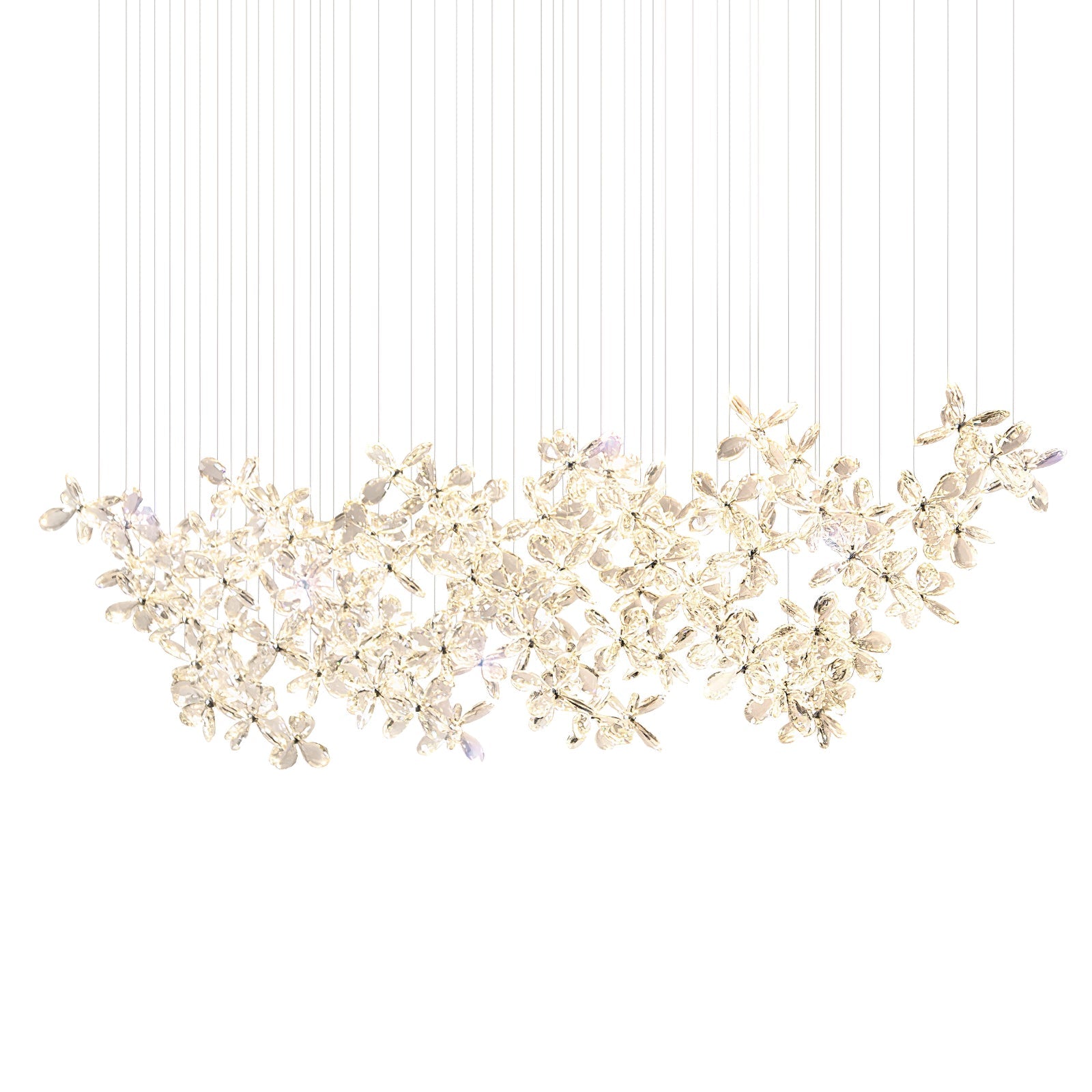 Lustra Chandelier Cristal Papillon Bouquet Floral - Neutralighting