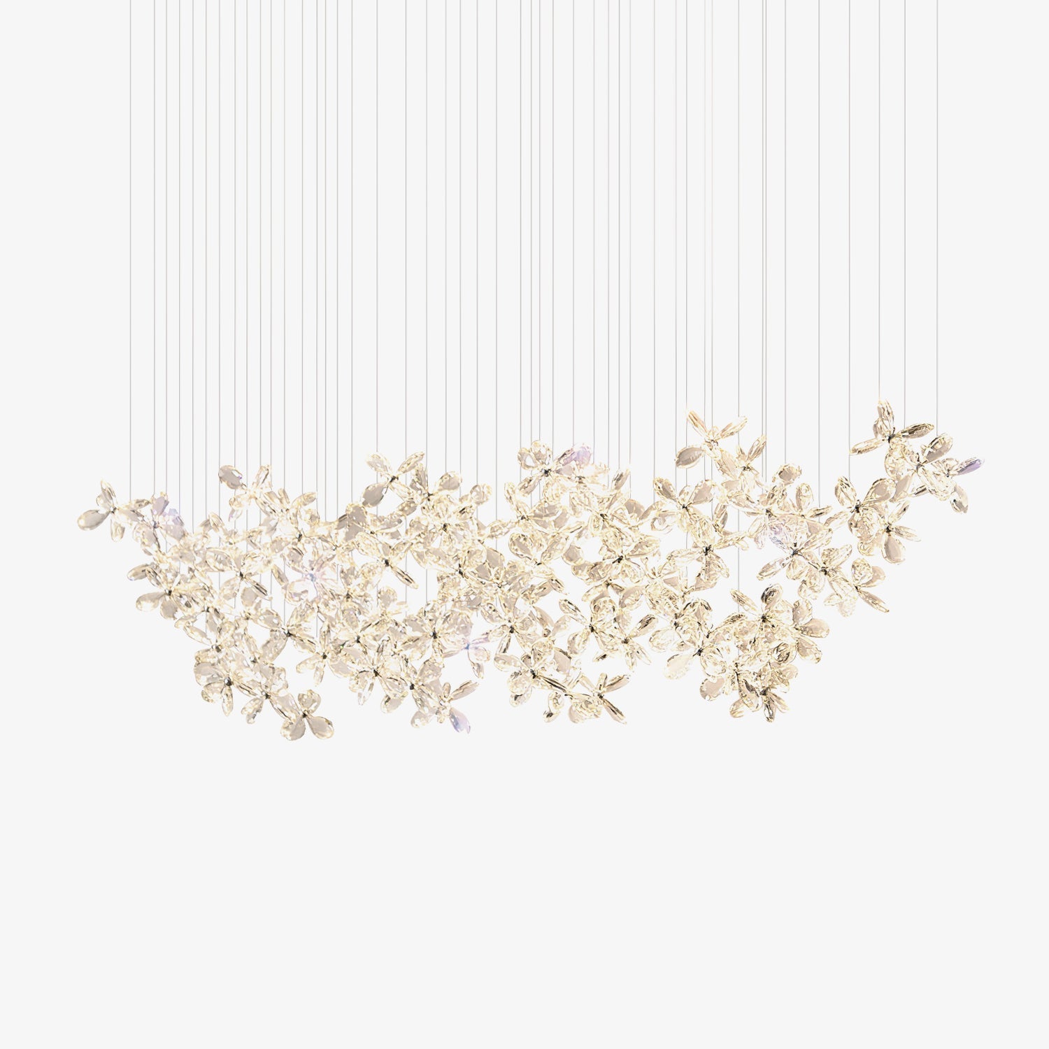 Lustra Chandelier Cristal Papillon Bouquet Floral - Neutralighting