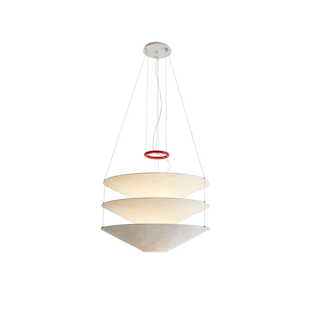 Zomarion Individual Creativity Paper Metal Pendant Light - Lamp Copper