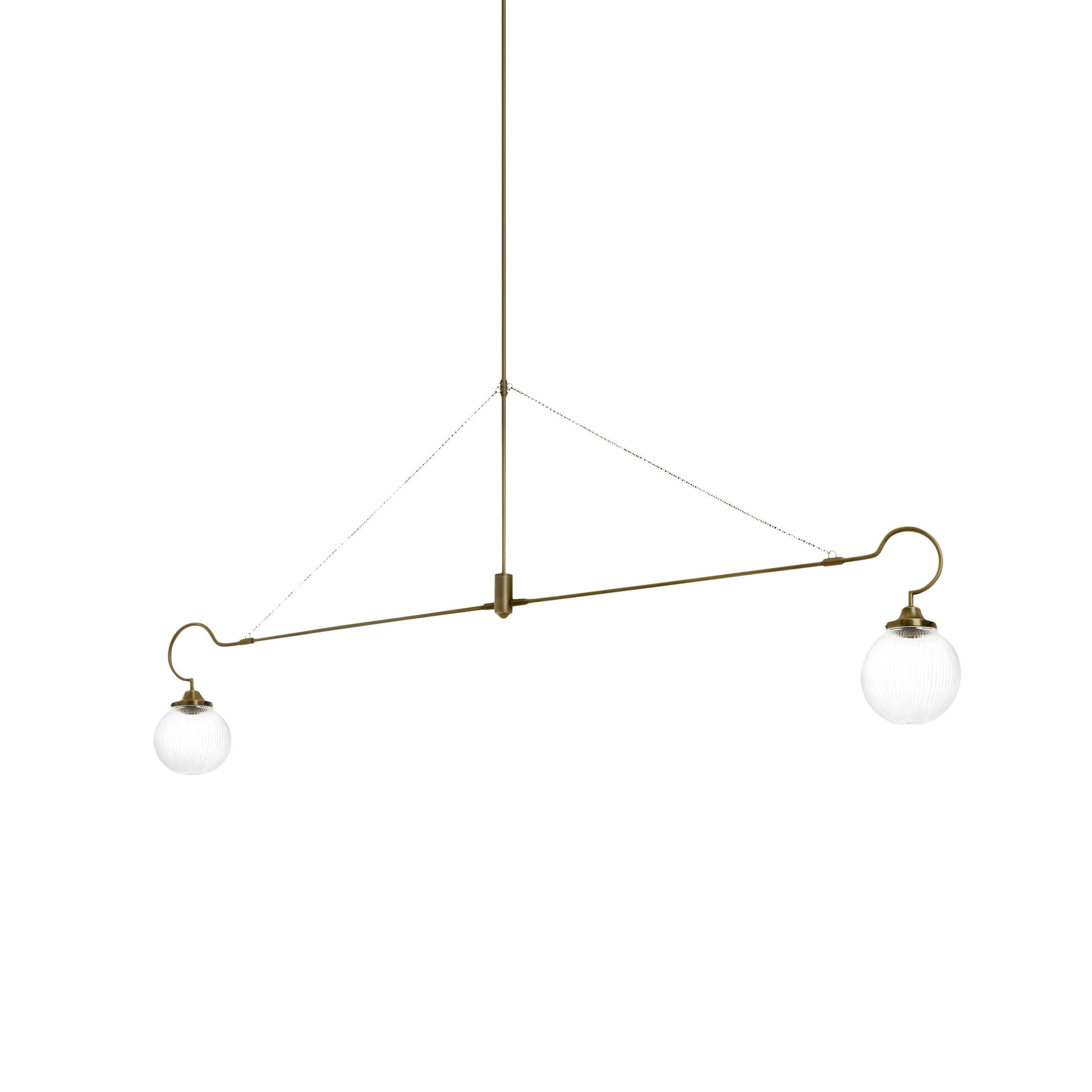 Vavenia Lustre Laiton Verre Moderne Minimaliste - Neutralighting