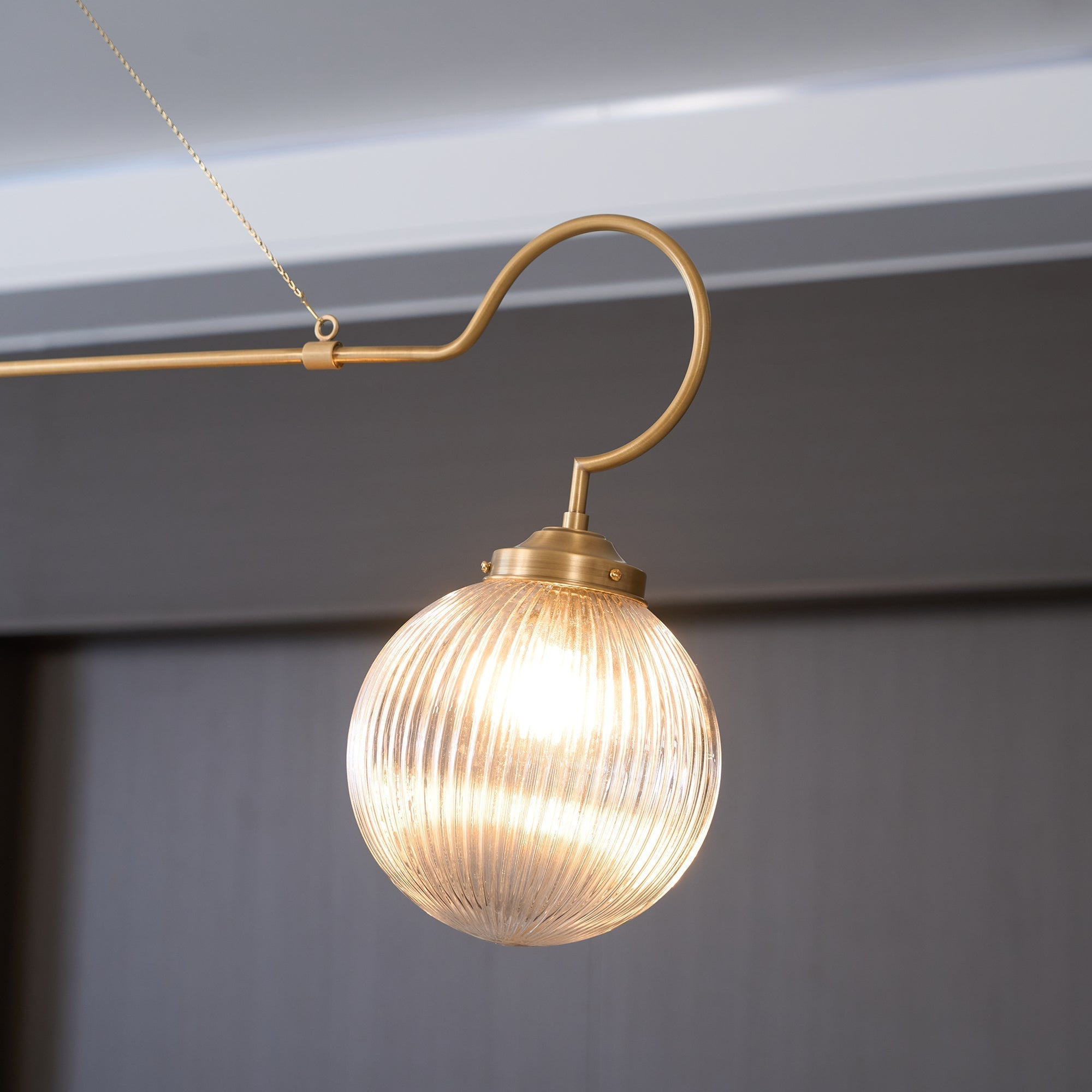 Vavenia Lustre Laiton Verre Moderne Minimaliste - Neutralighting