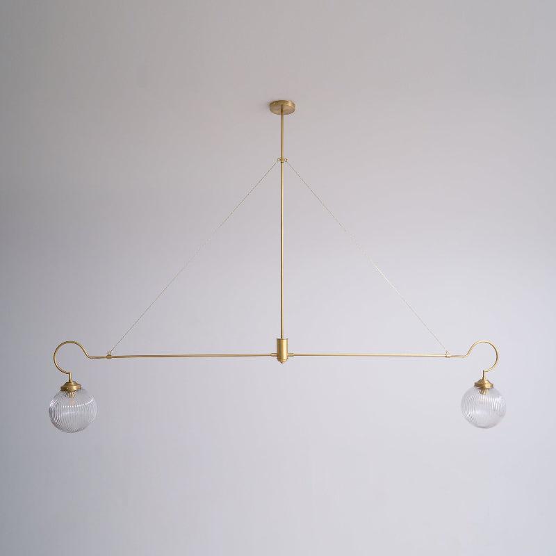 Vavenia Lustre Laiton Verre Moderne Minimaliste - Neutralighting