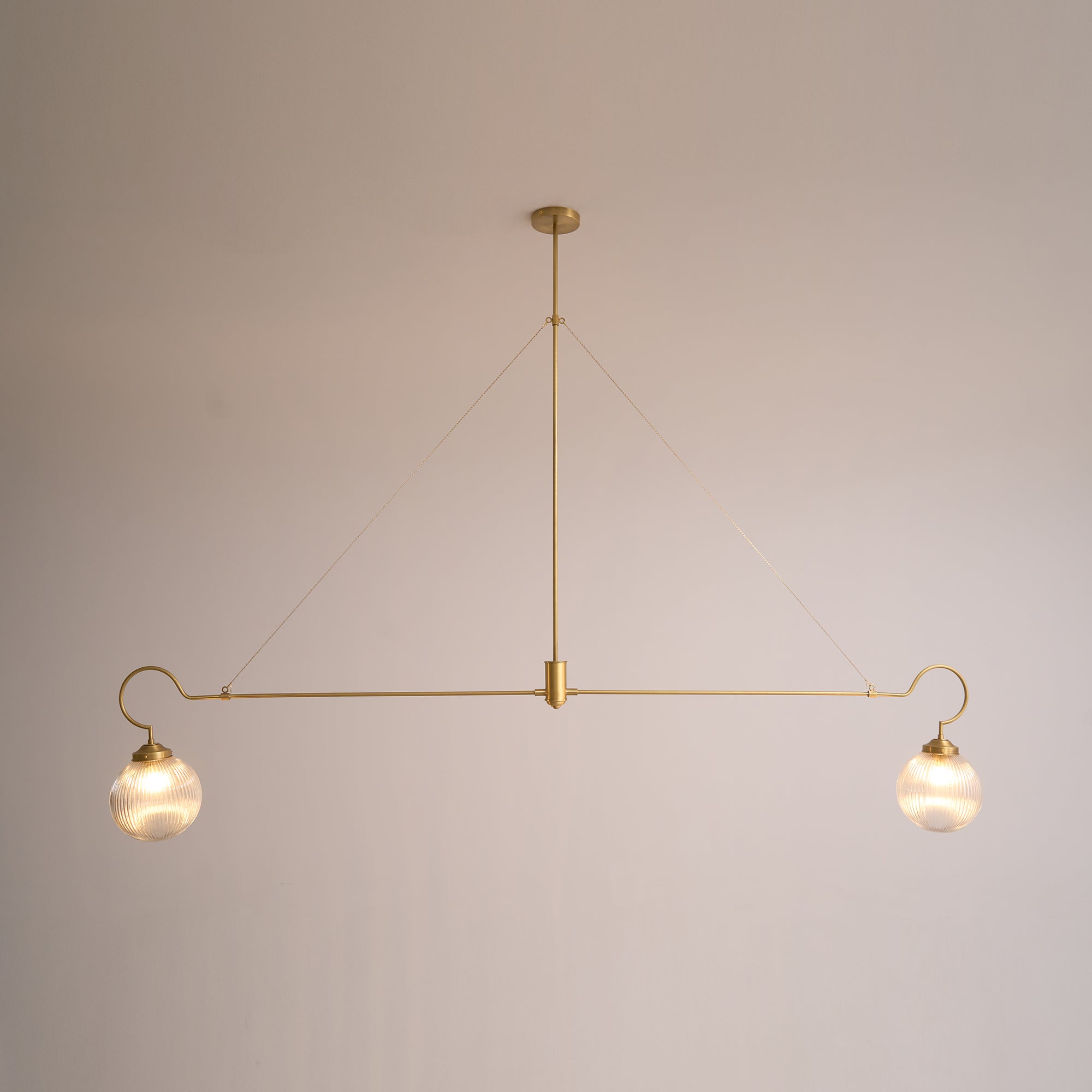 Vavenia Lustre Laiton Verre Moderne Minimaliste - Neutralighting