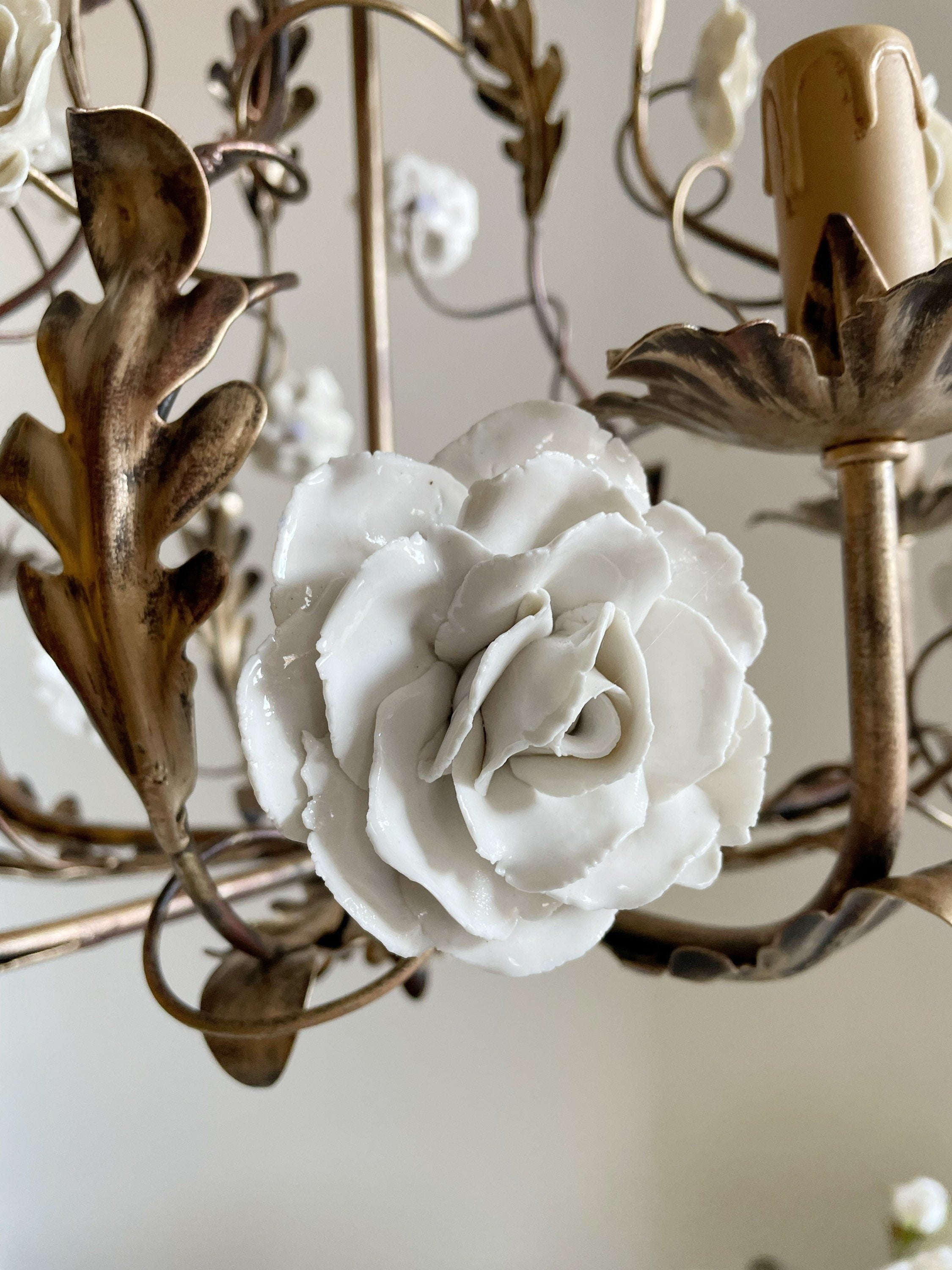 Araeyra Lustre Métal Céramique Rose Luxe Postmoderne - Neutralighting