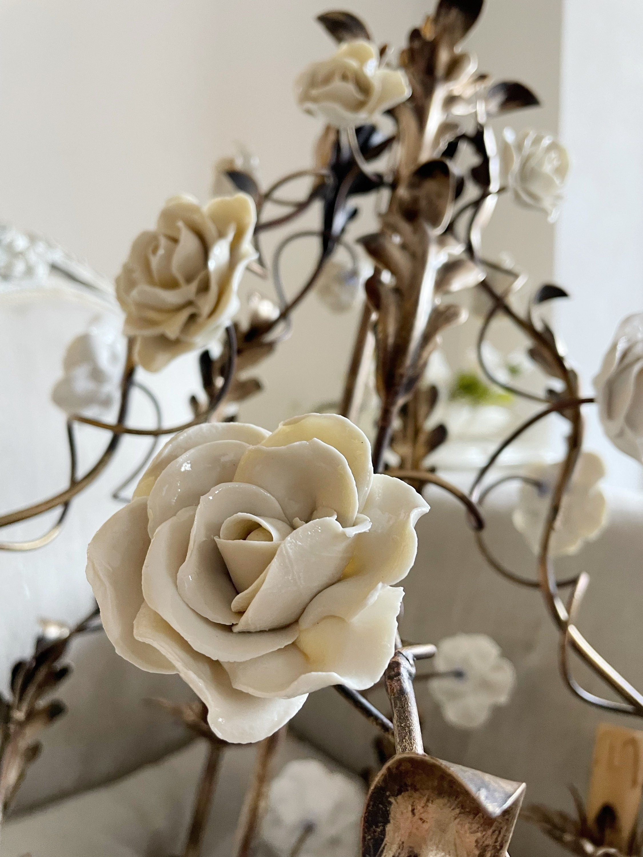 Araeyra Lustre Métal Céramique Rose Luxe Postmoderne - Neutralighting