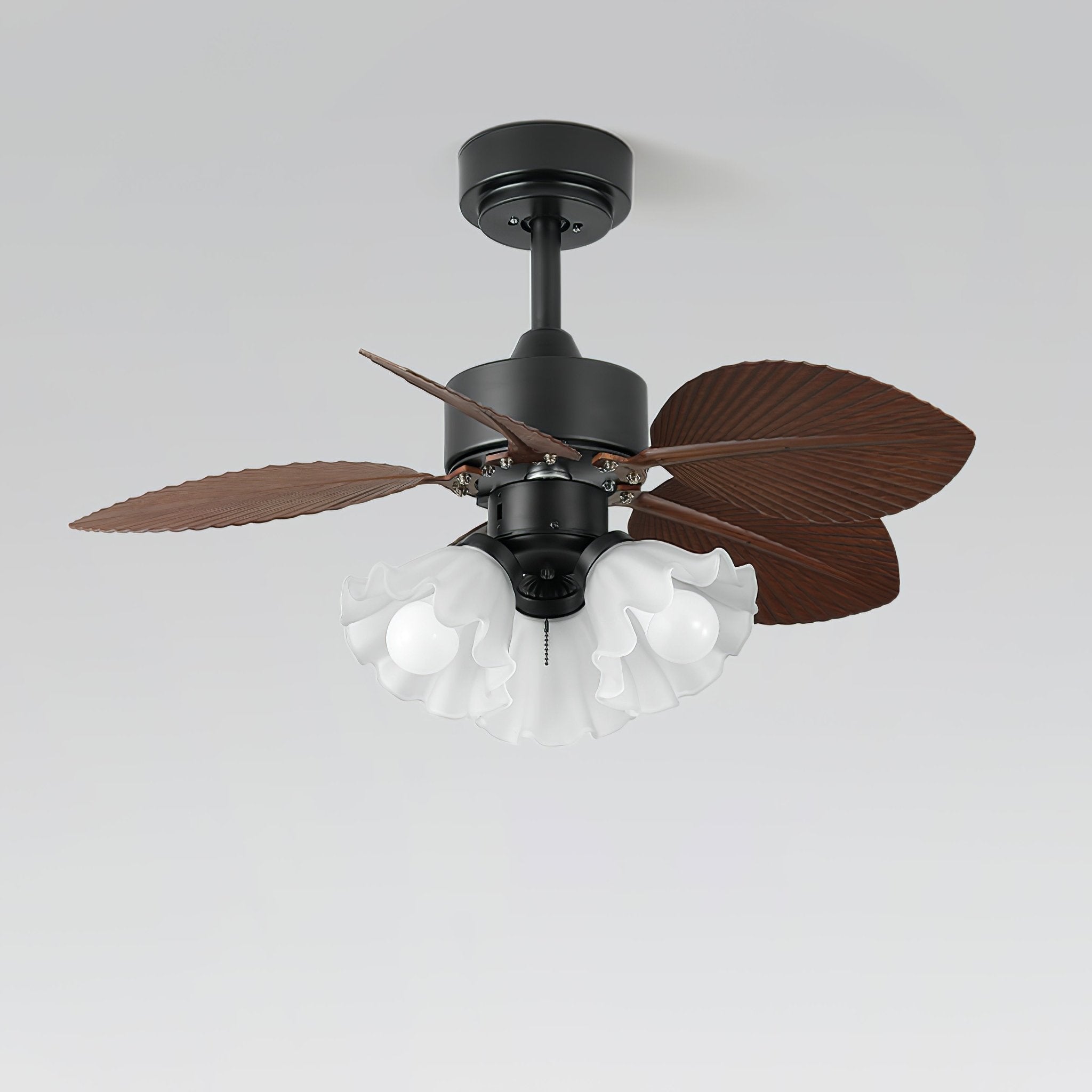 Ventilateur de plafond Rosalyn avec télécommande pour ventilateur 6 vitesses et lumière.