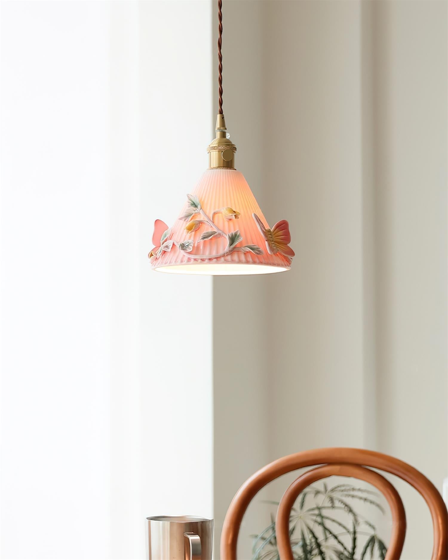 Florynna Lampe Pendante Élégance Fleur Pliée - Neutralighting