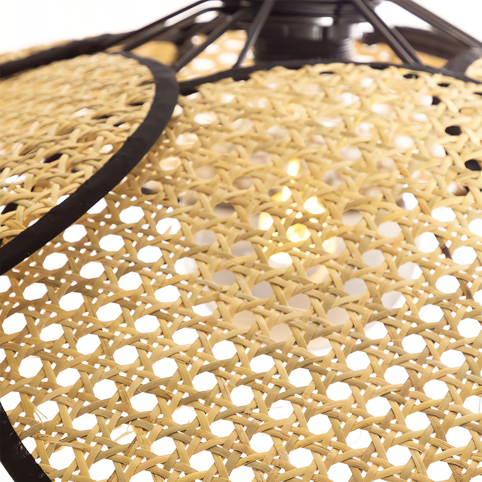 Ulrinel Lustre En Bambou Tissé à La Main Nordic - Neutralighting