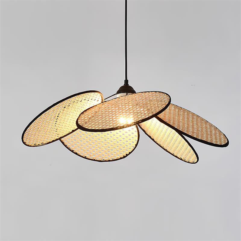 Flow Rattan Lampe Pendante Tissée à la Main Organique - Neutralighting