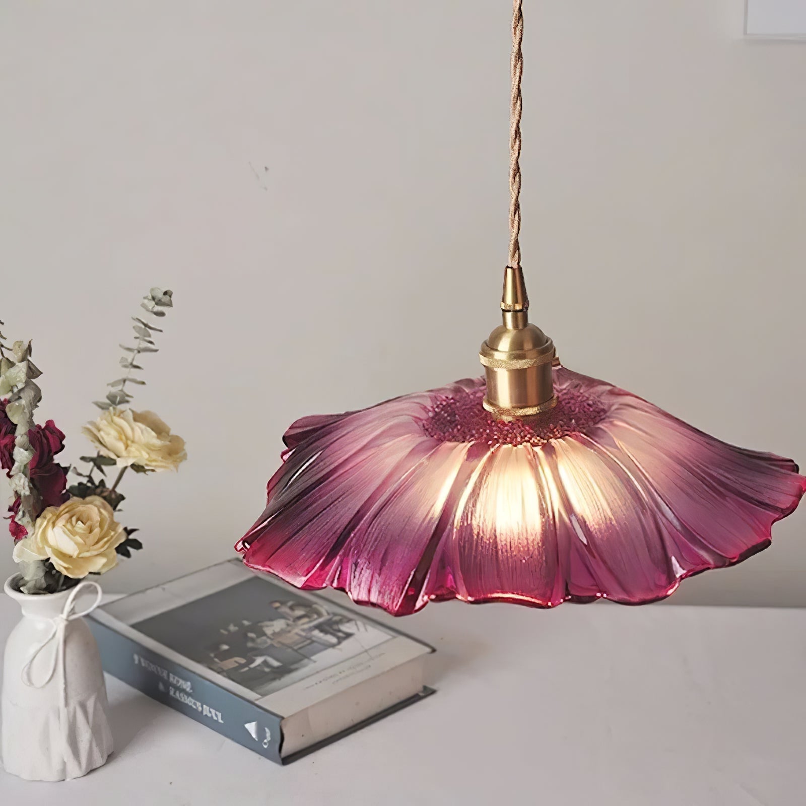 Aurvarira Suspension Art Laiton Verre Moderne Minimaliste - Neutralighting