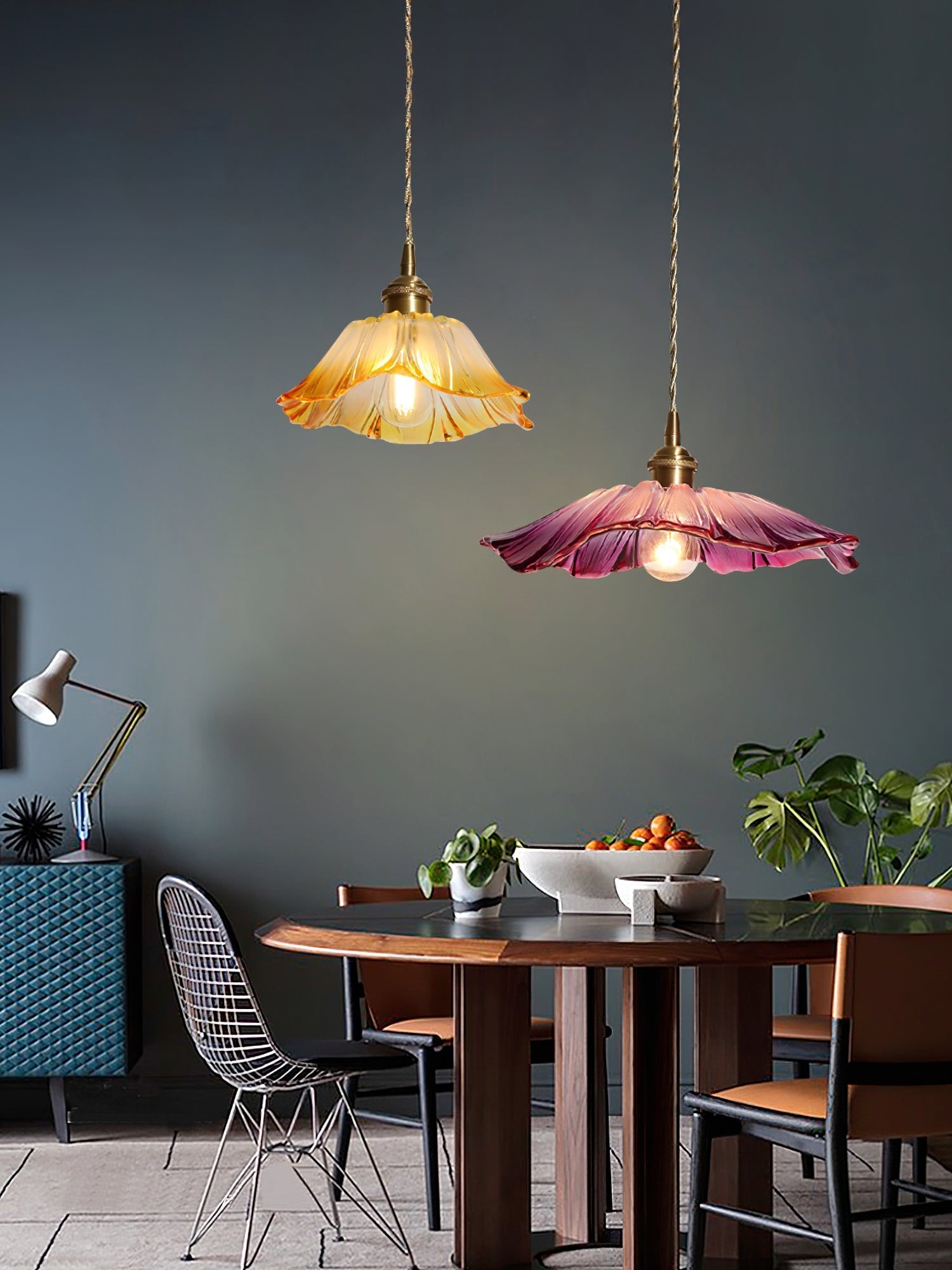 Aurvarira Suspension Art Laiton Verre Moderne Minimaliste - Neutralighting