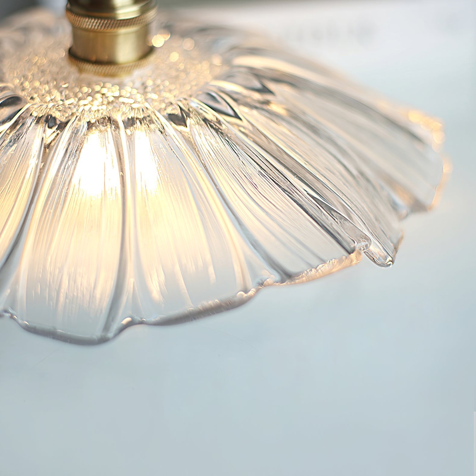 Aurvarira Suspension Art Laiton Verre Moderne Minimaliste - Neutralighting