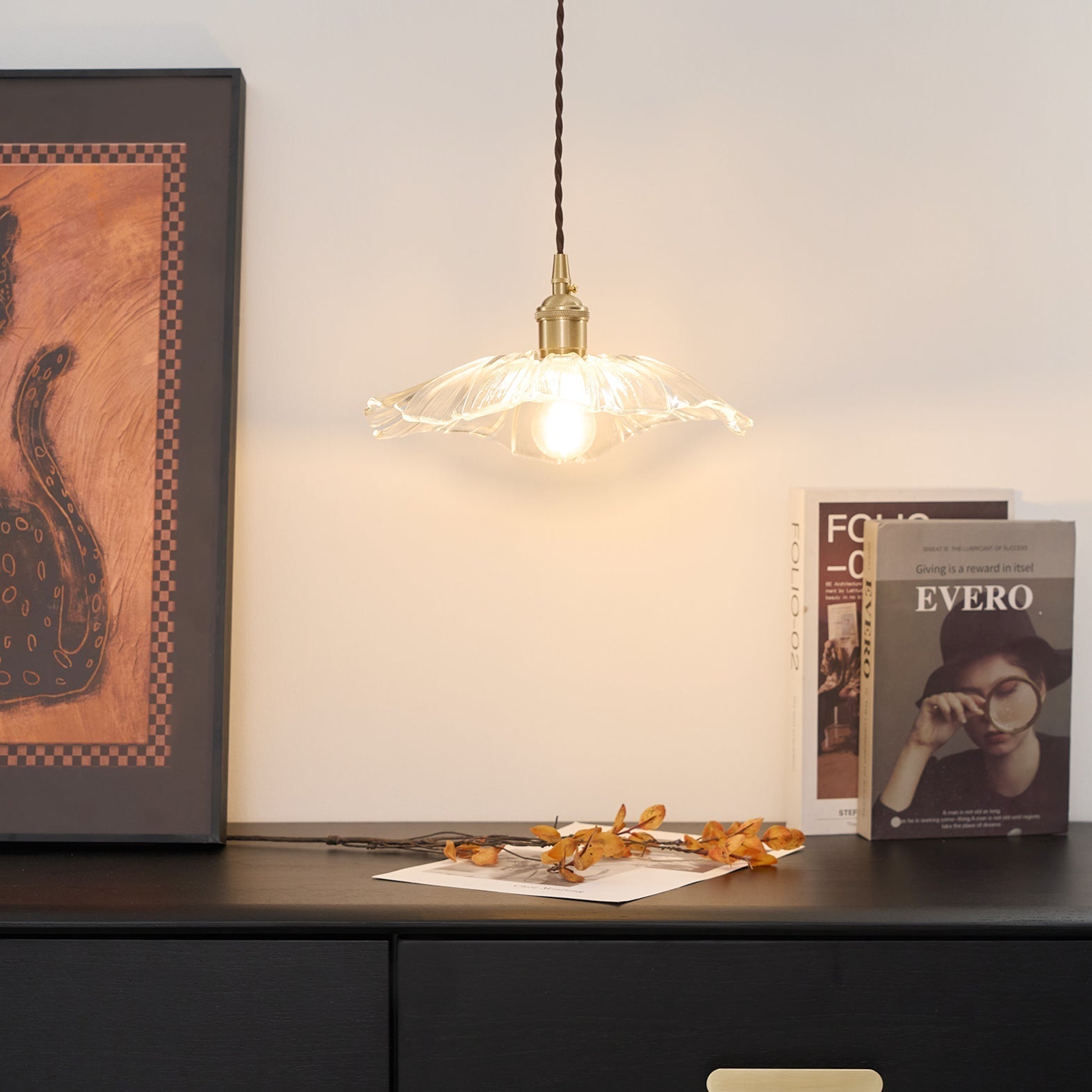 Zesorel Suspension Laiton Verre Créativité Individuelle - Neutralighting